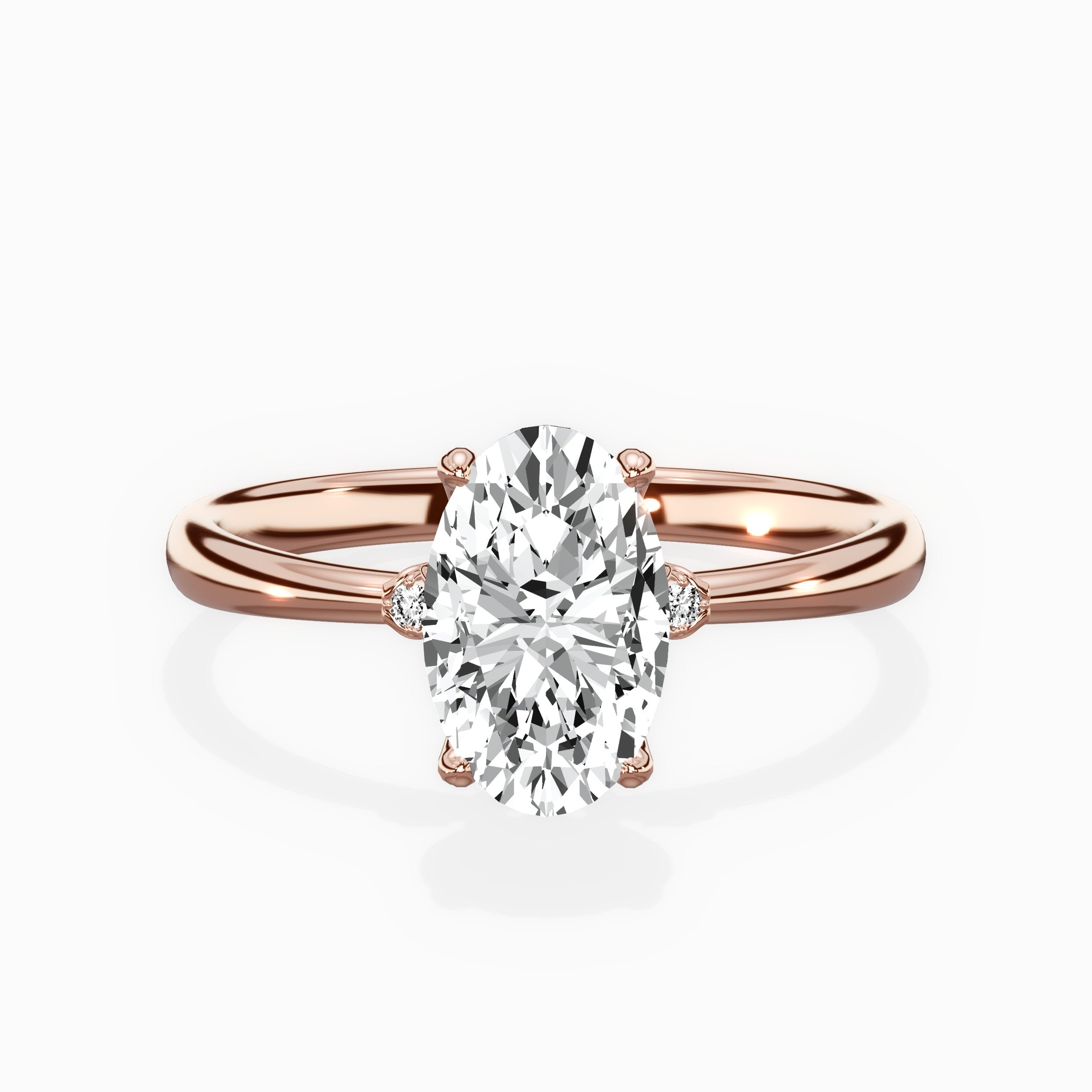 European Solitaire Engagement Ring
