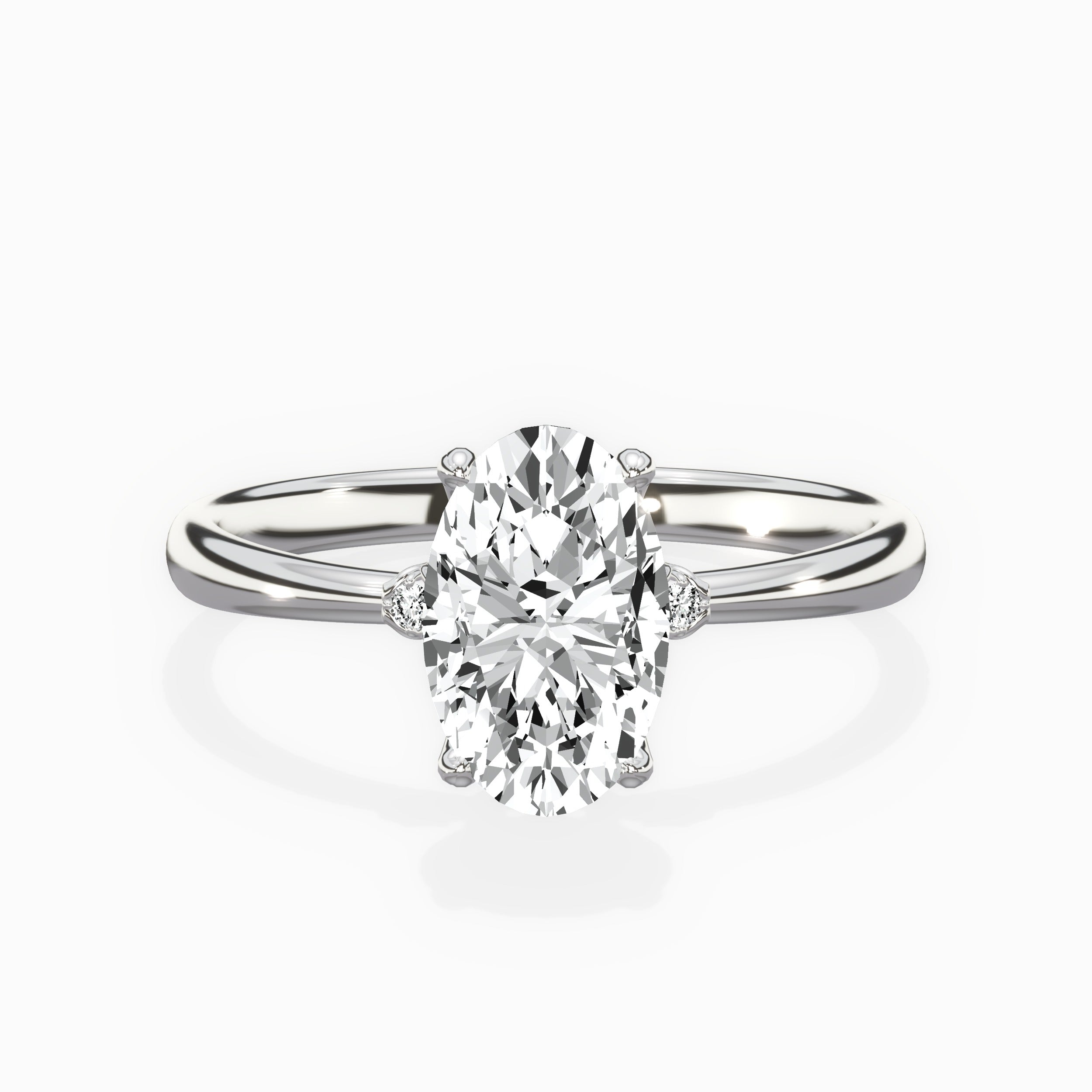 European Solitaire Engagement Ring