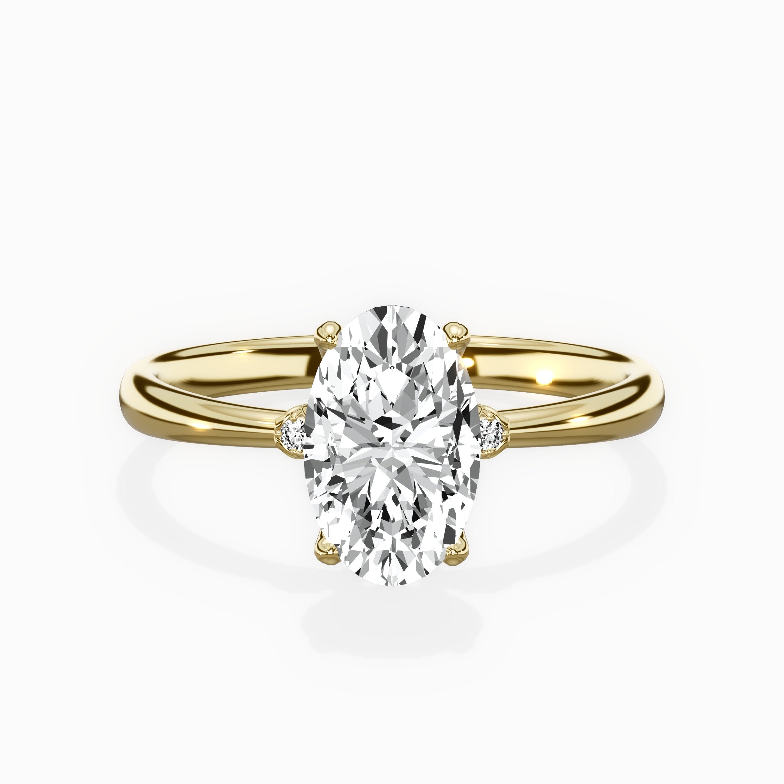 European Solitaire Engagement Ring