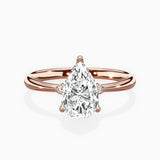 European Solitaire Engagement Ring