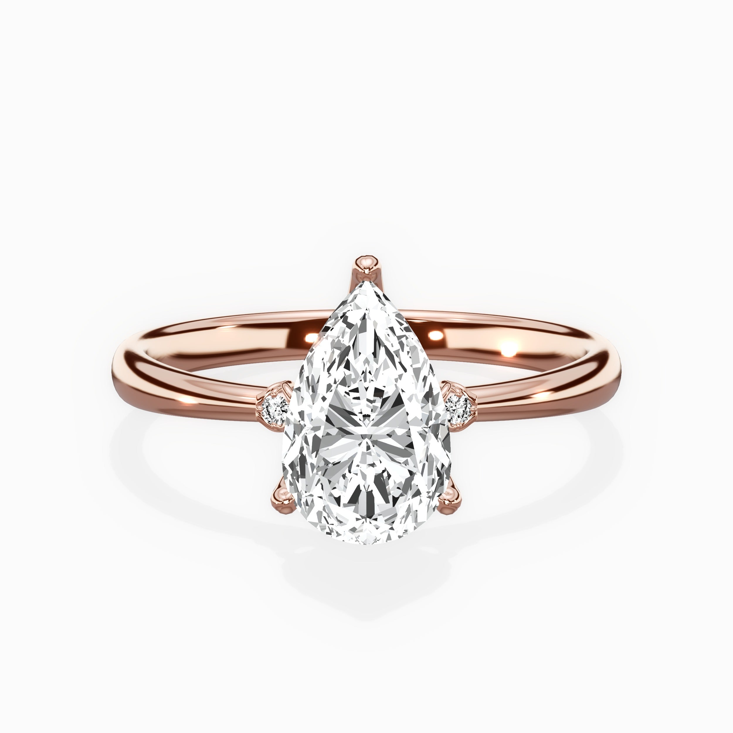 European Solitaire Engagement Ring