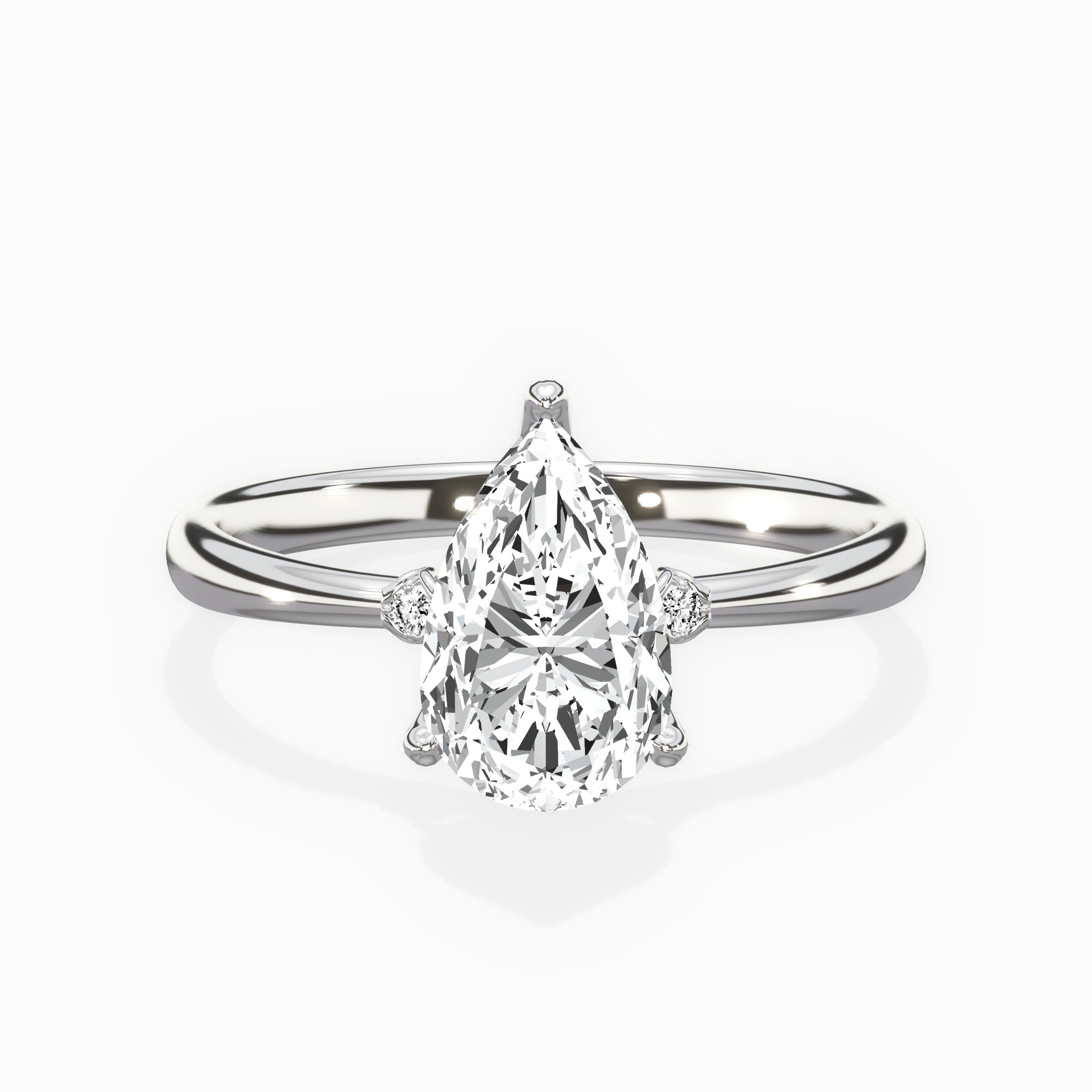 European Solitaire Engagement Ring