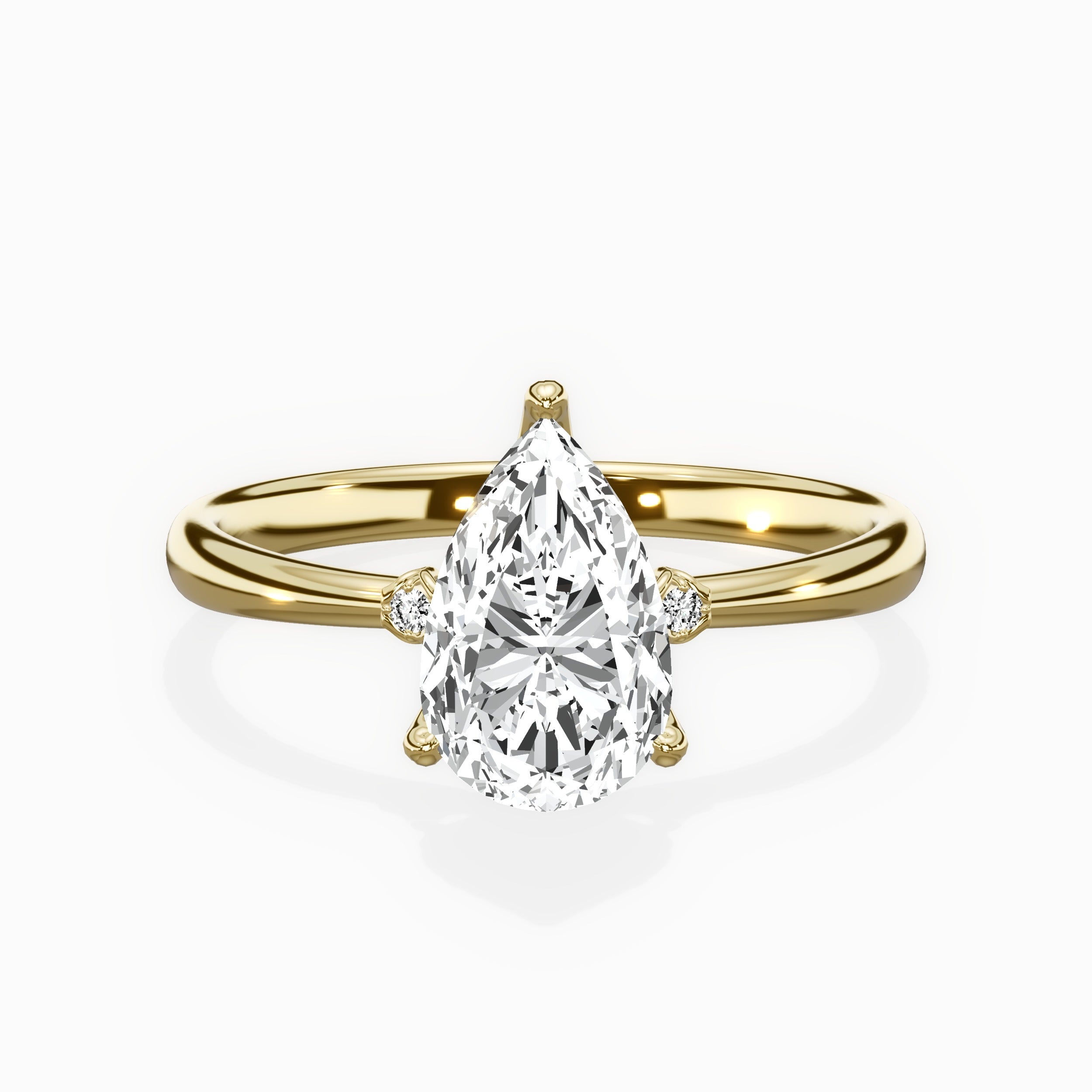 European Solitaire Engagement Ring