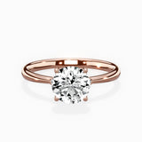 European Solitaire Engagement Ring