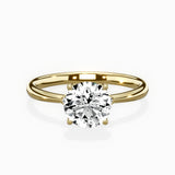 European Solitaire Engagement Ring
