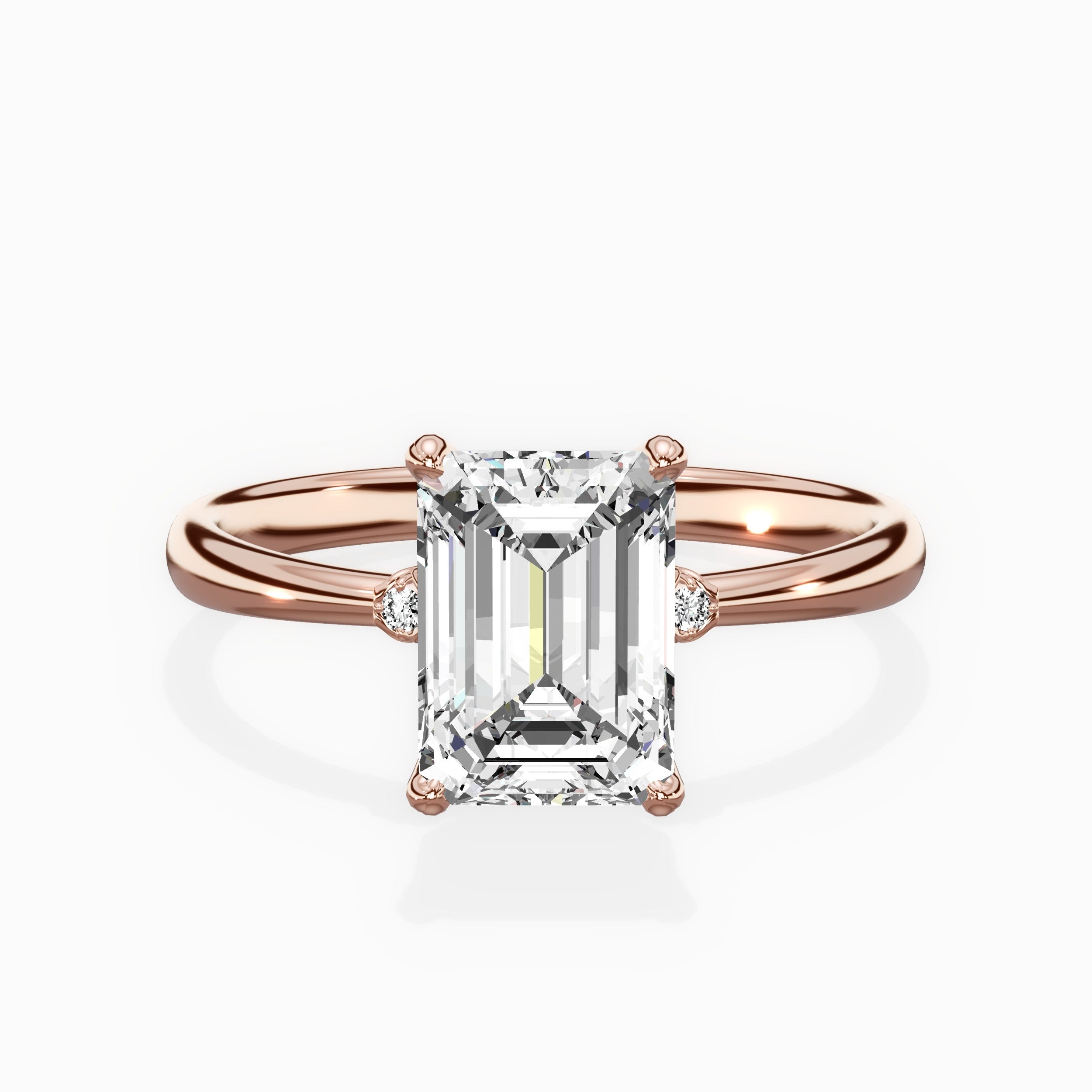 European Solitaire Engagement Ring