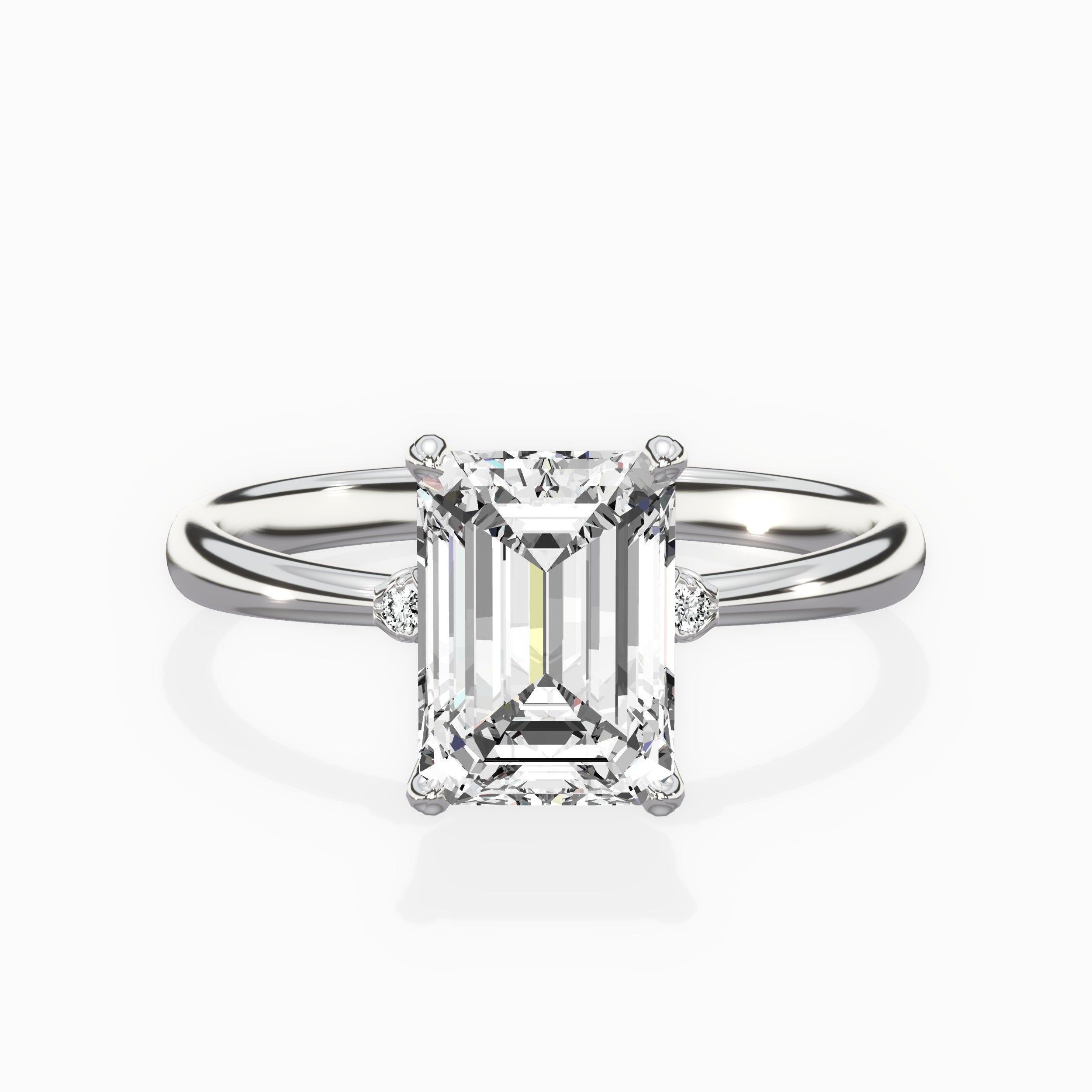 European Solitaire Engagement Ring