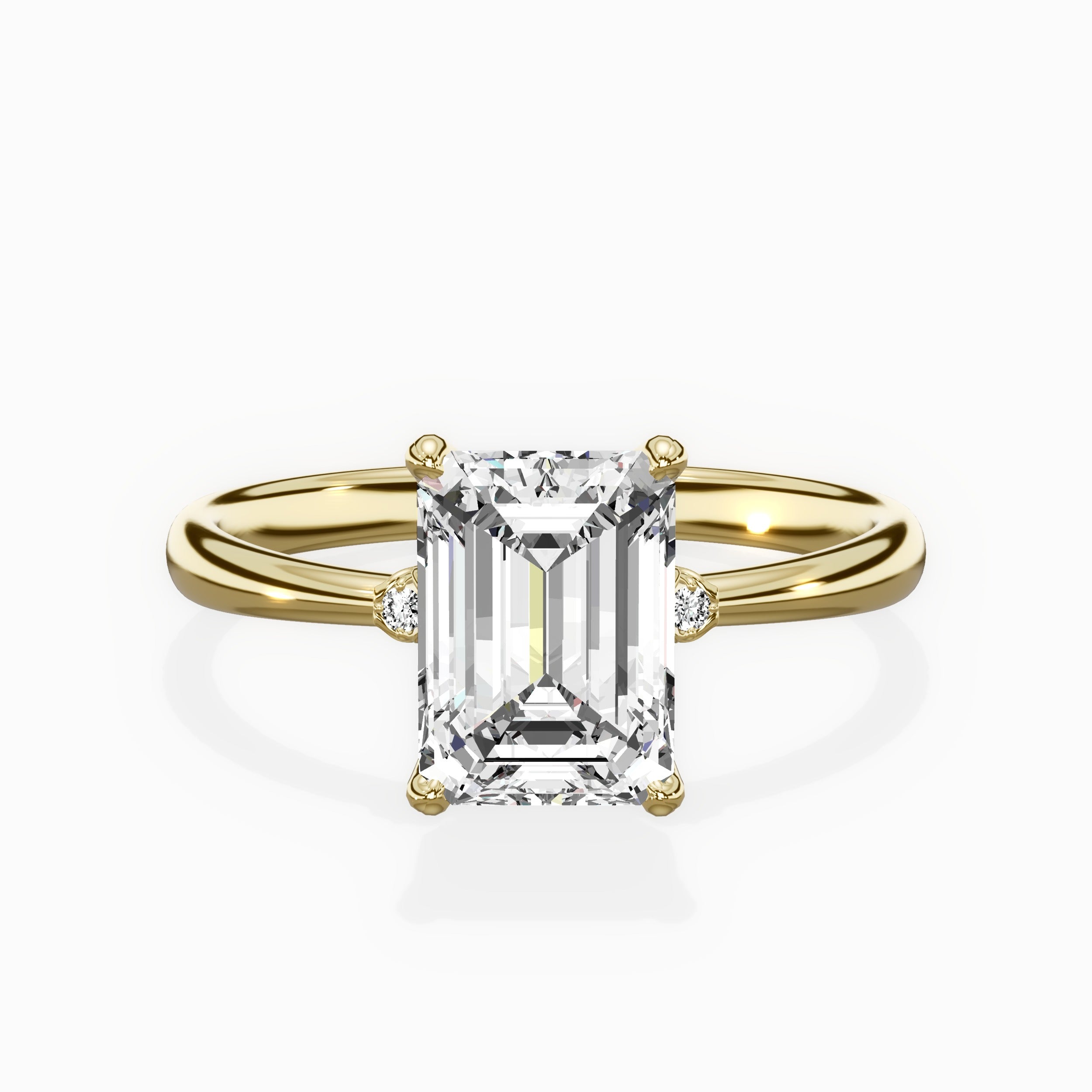 European Solitaire Engagement Ring