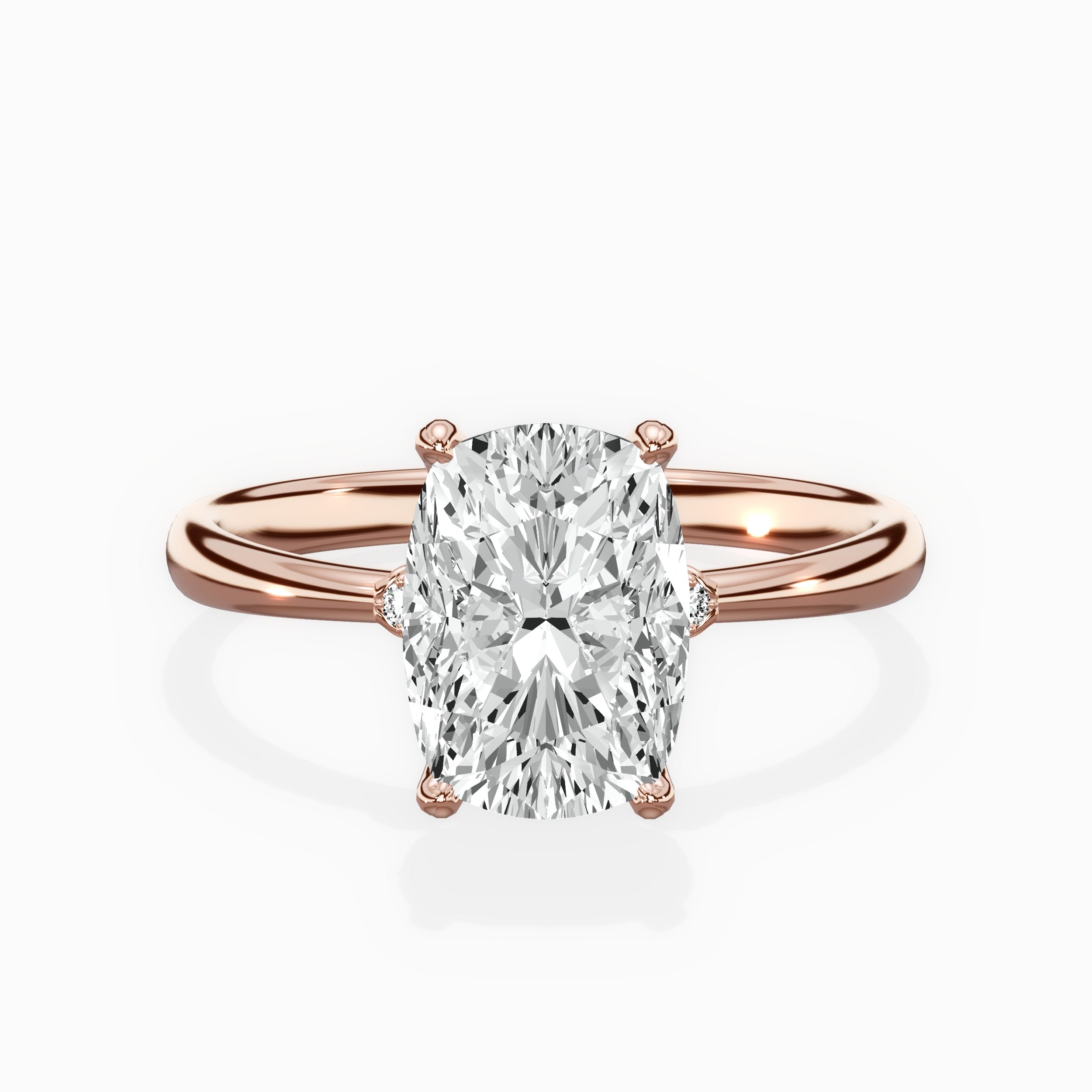 European Solitaire Engagement Ring
