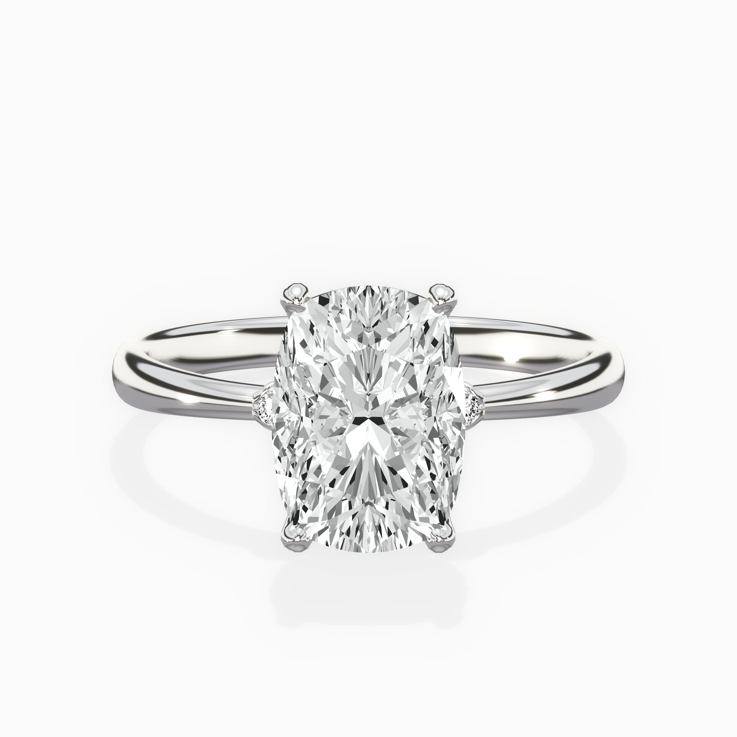 European Solitaire Engagement Ring