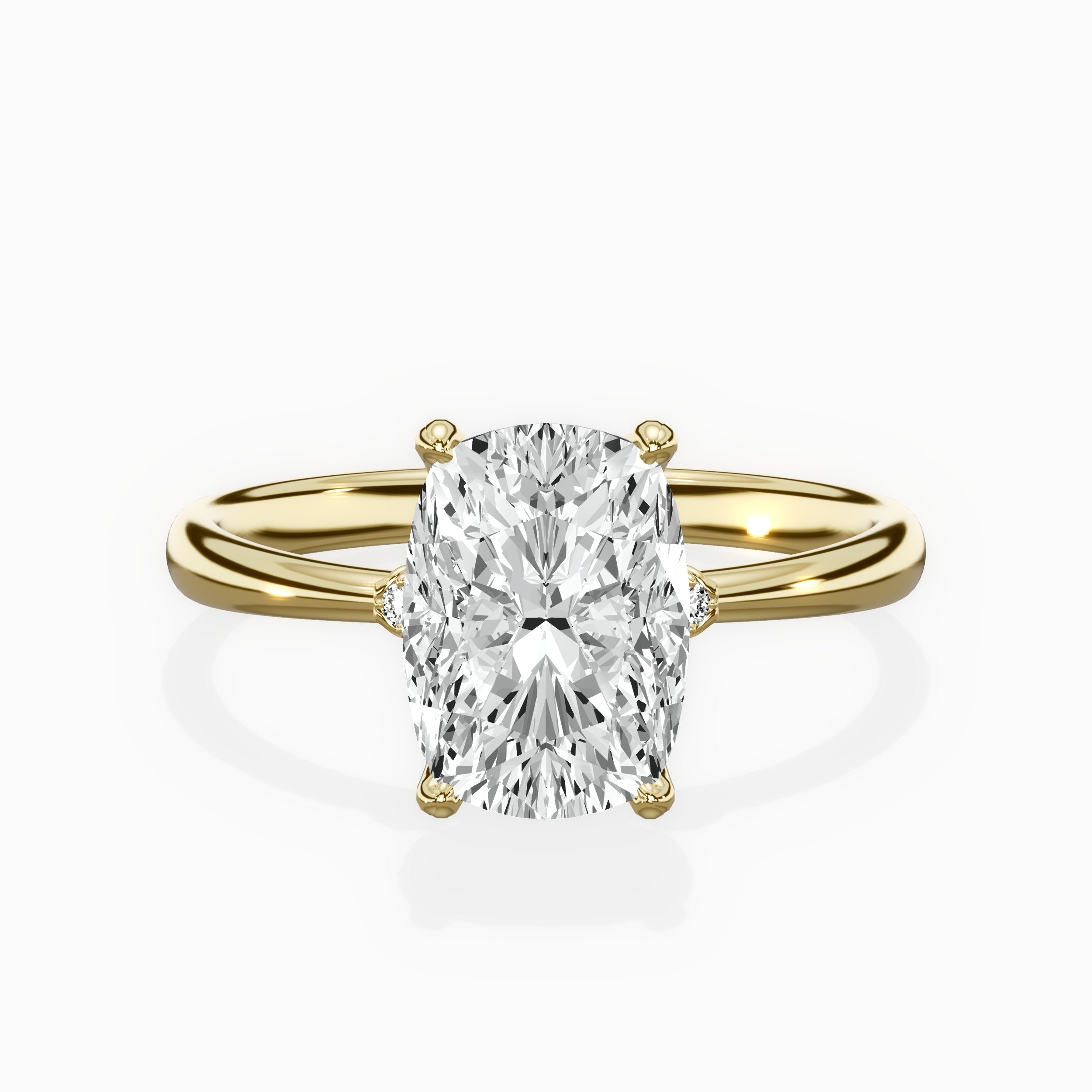 European Solitaire Engagement Ring