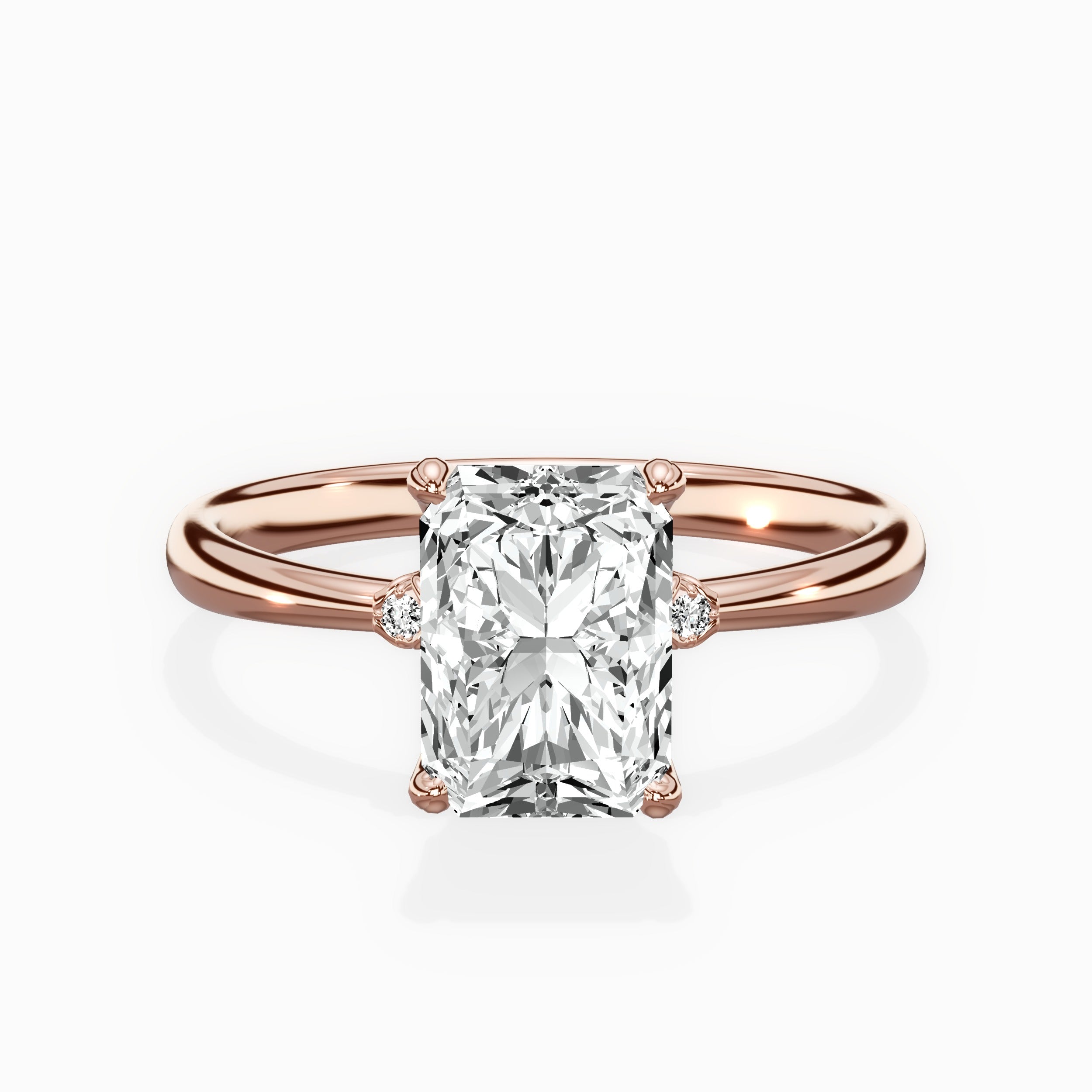 European Solitaire Engagement Ring