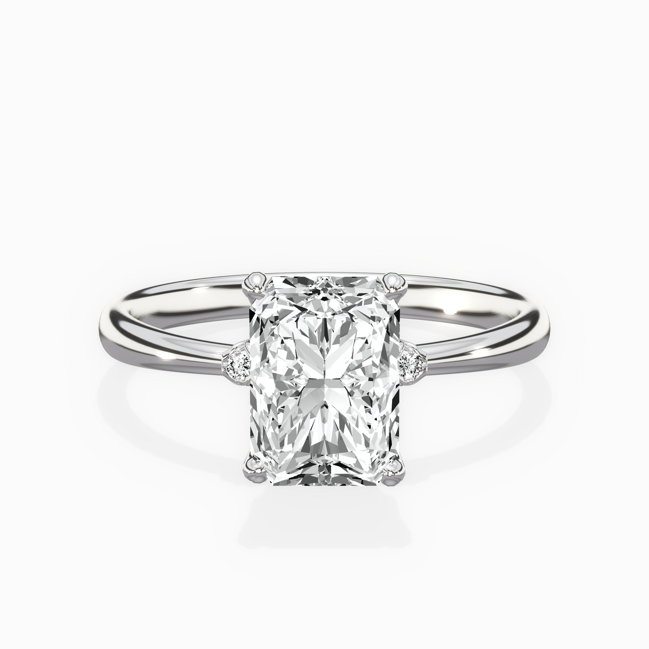 European Solitaire Engagement Ring