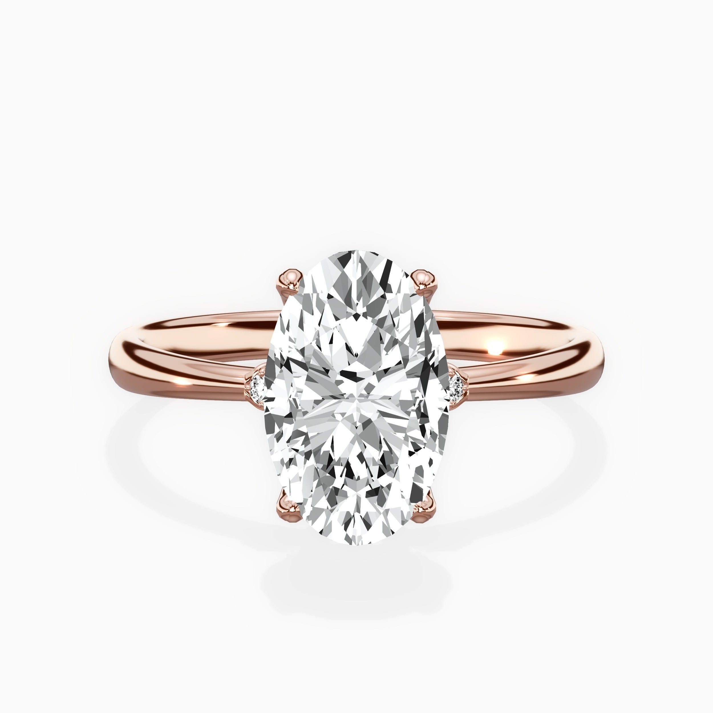European Solitaire Engagement Ring