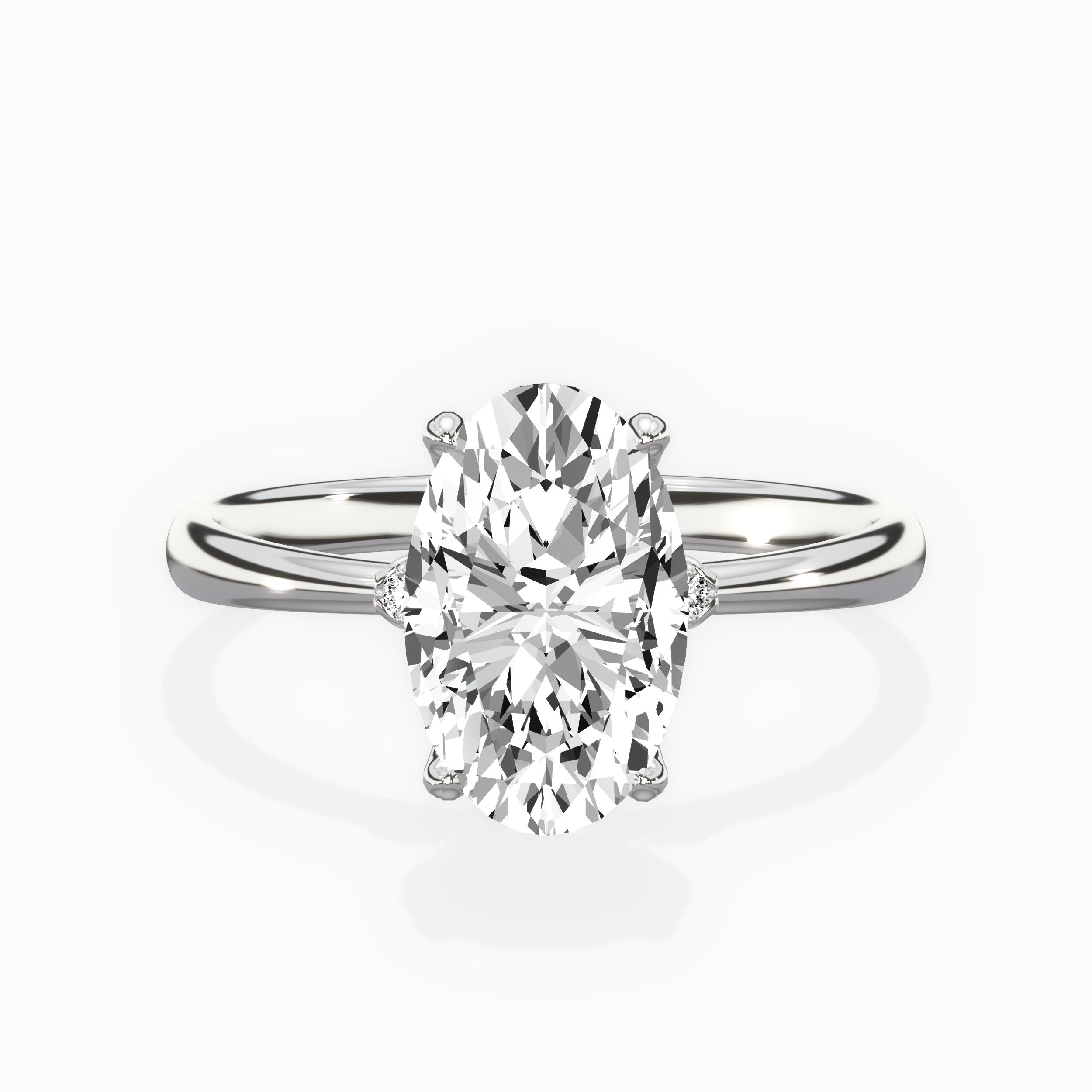 European Solitaire Engagement Ring
