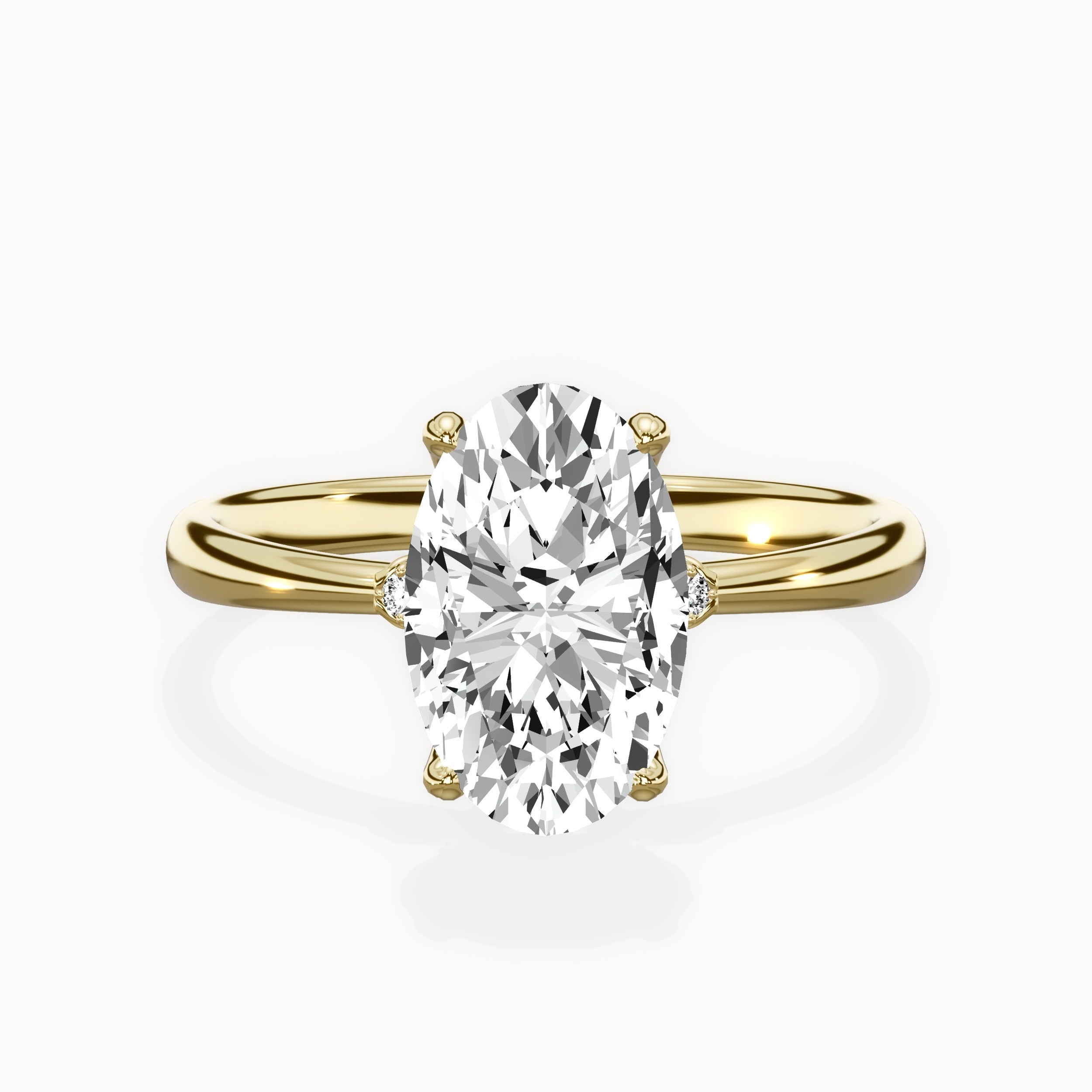 European Solitaire Engagement Ring