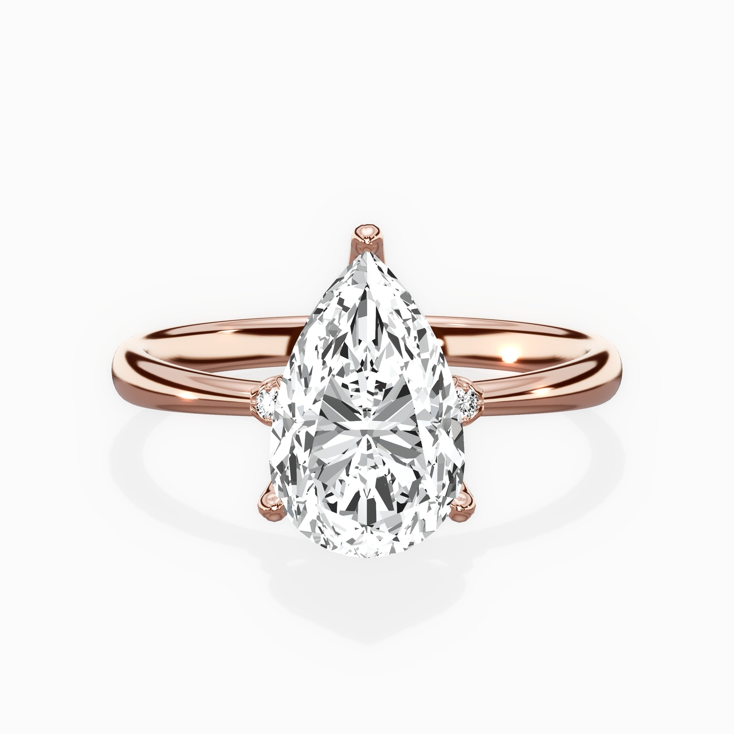 European Solitaire Engagement Ring