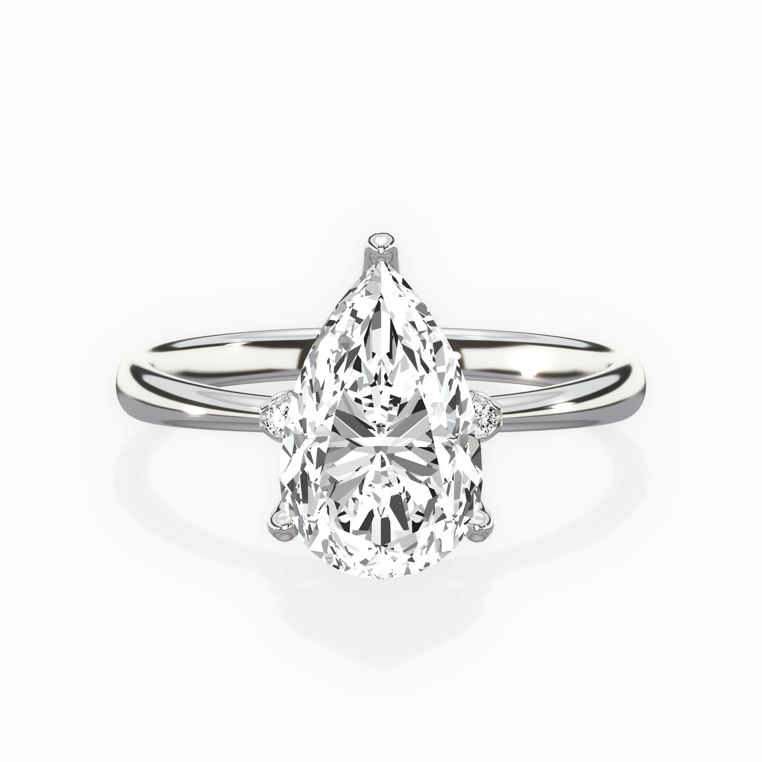 European Solitaire Engagement Ring
