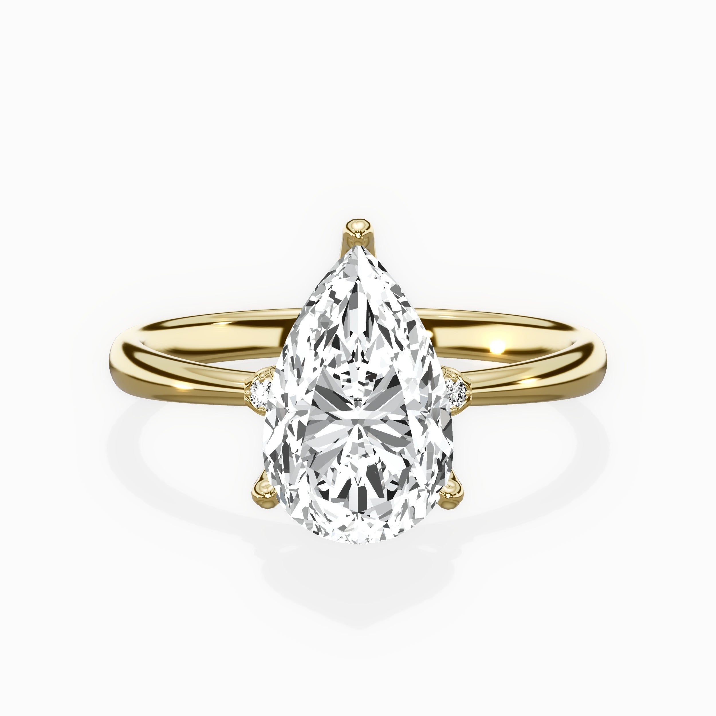 European Solitaire Engagement Ring