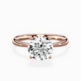 European Solitaire Engagement Ring