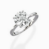 European Solitaire Engagement Ring