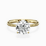 European Solitaire Engagement Ring
