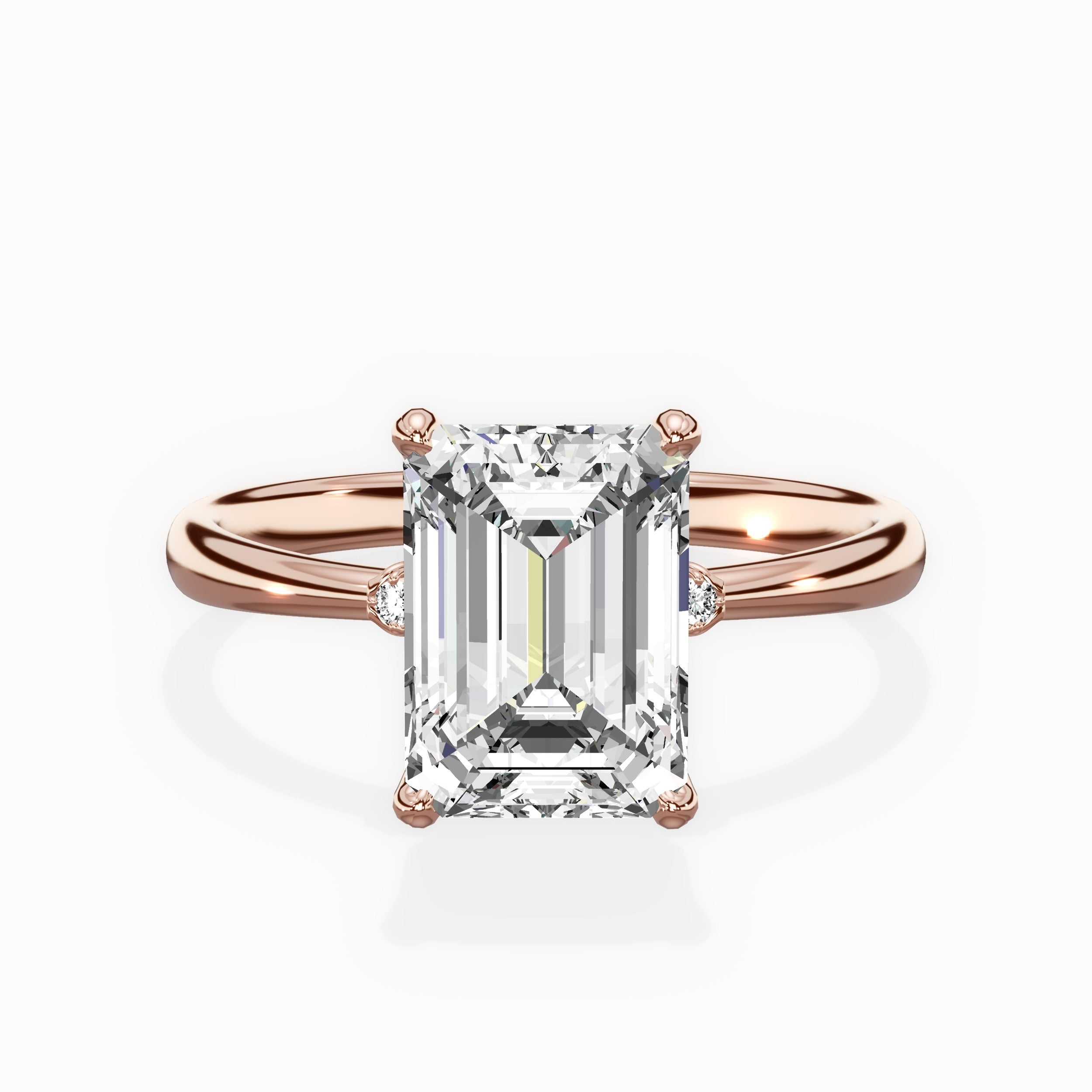 European Solitaire Engagement Ring