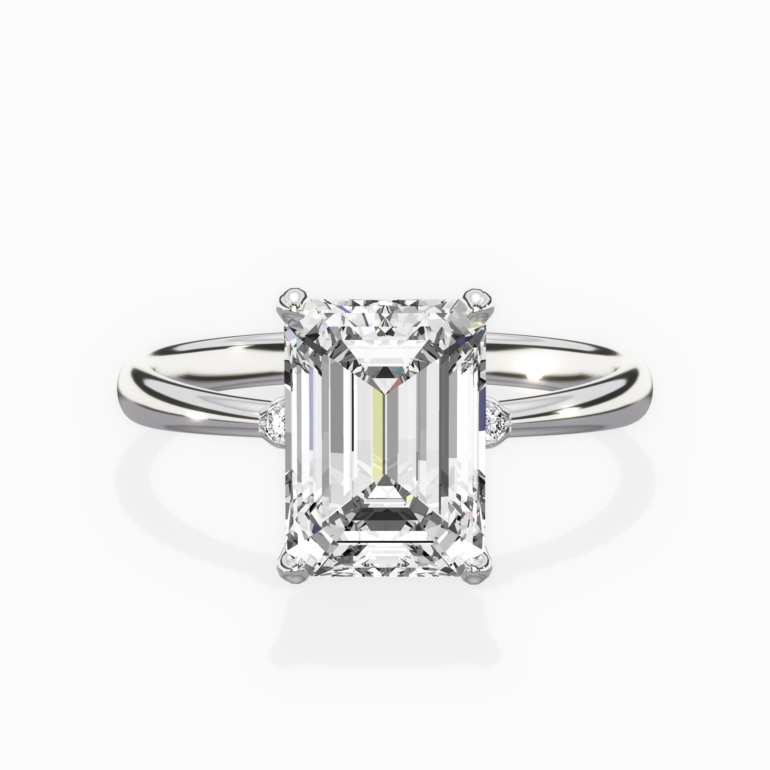 European Solitaire Engagement Ring