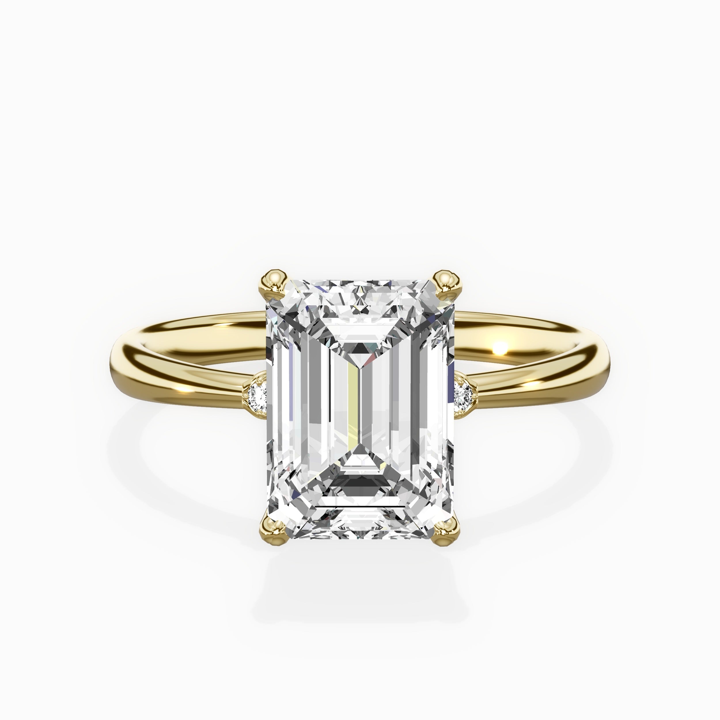 European Solitaire Engagement Ring