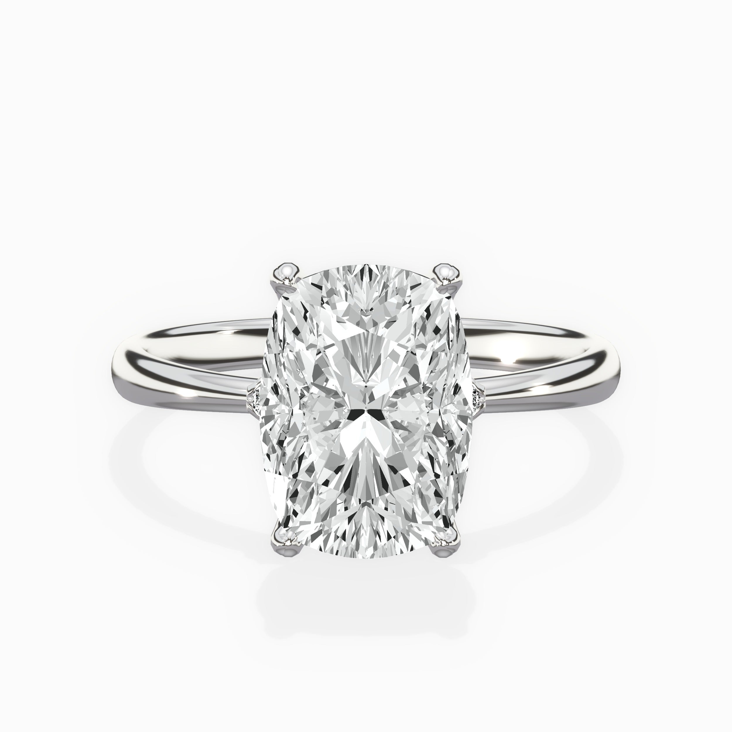 European Solitaire Engagement Ring