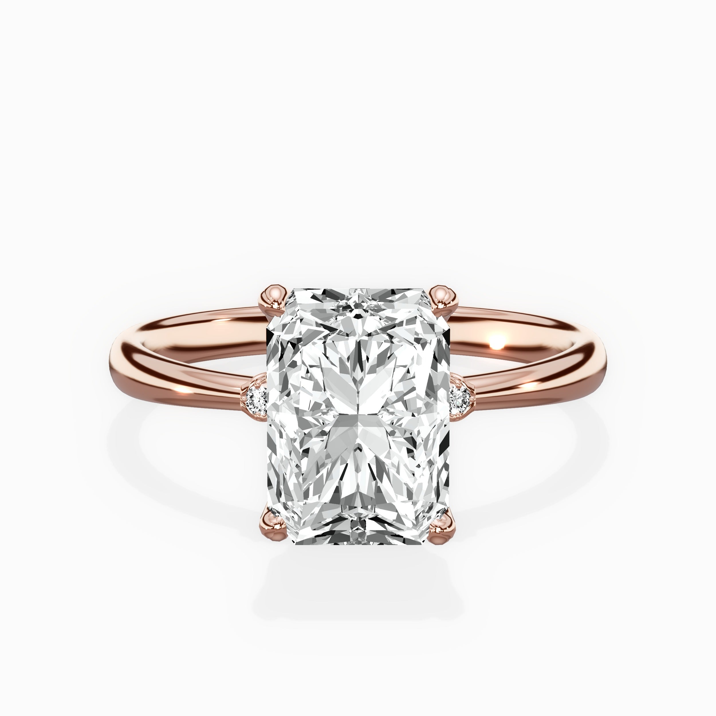European Solitaire Engagement Ring