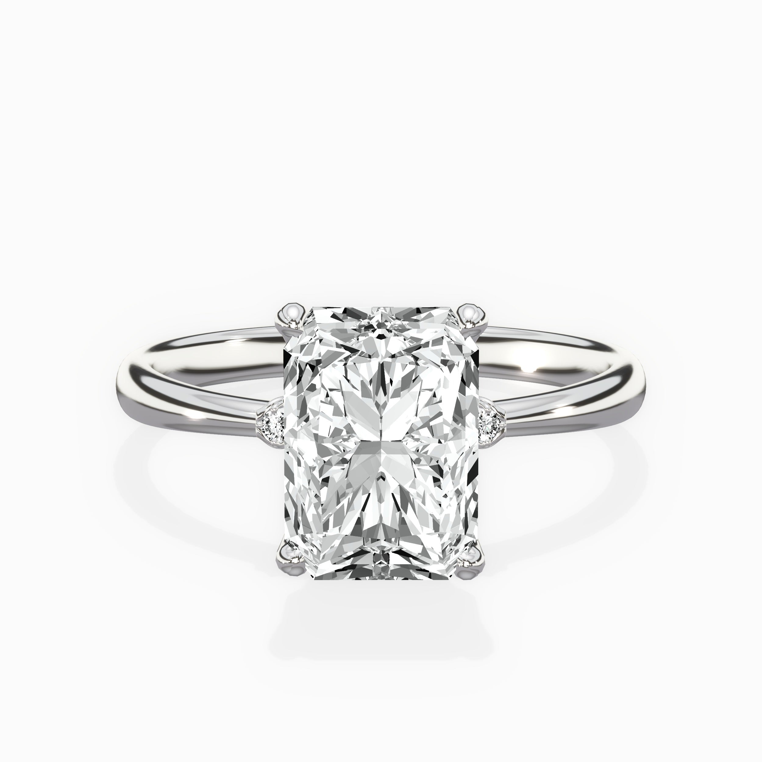 European Solitaire Engagement Ring