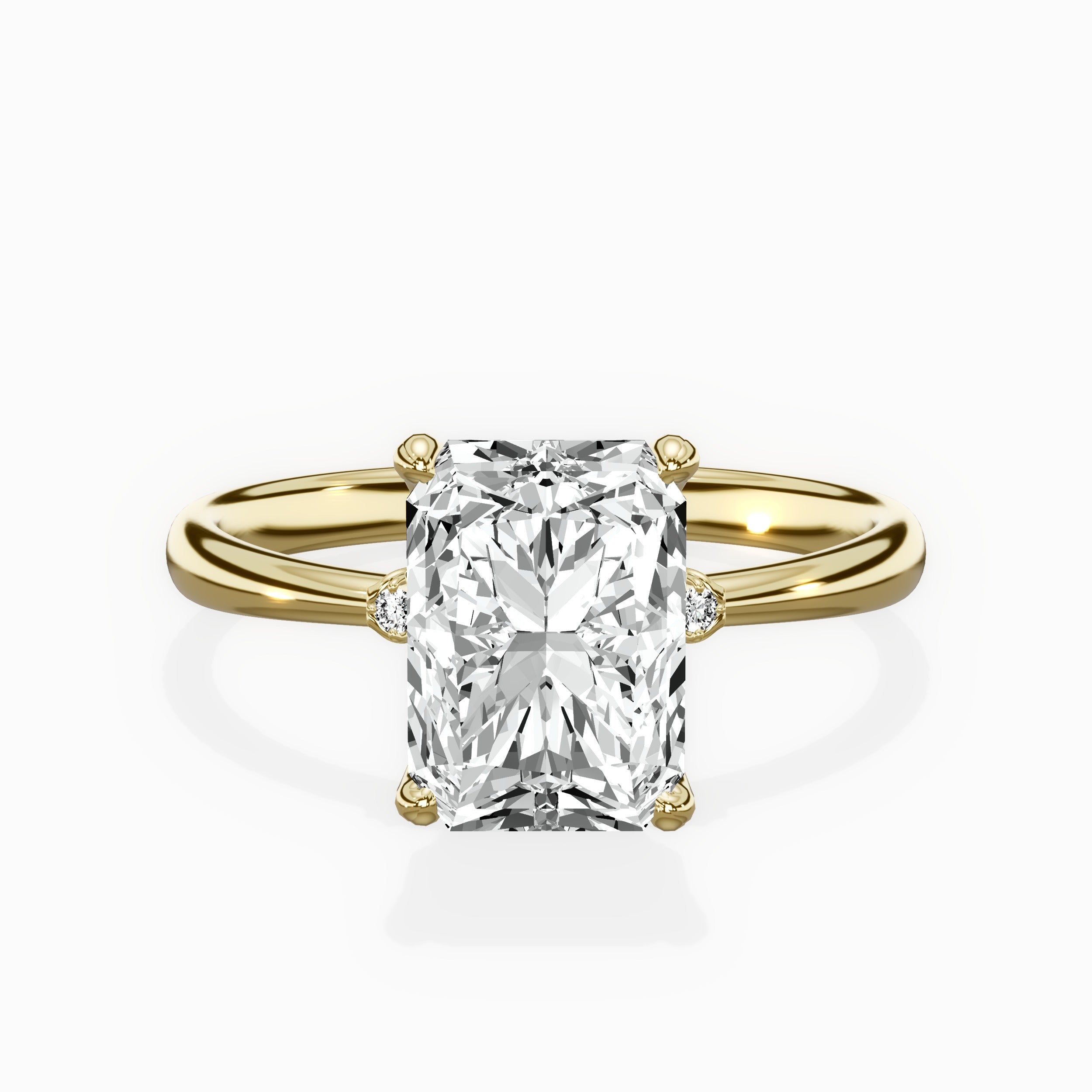 European Solitaire Engagement Ring