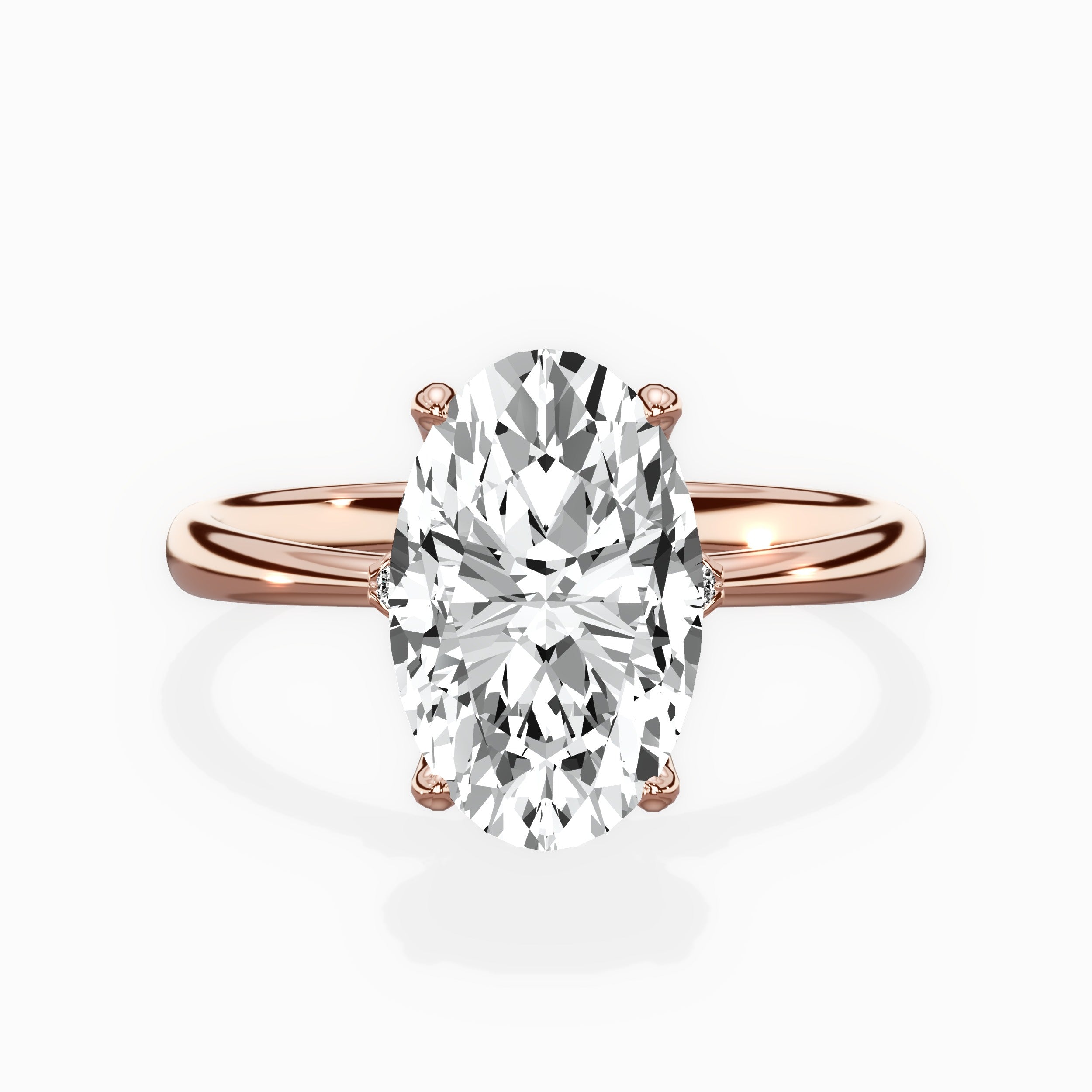 European Solitaire Engagement Ring