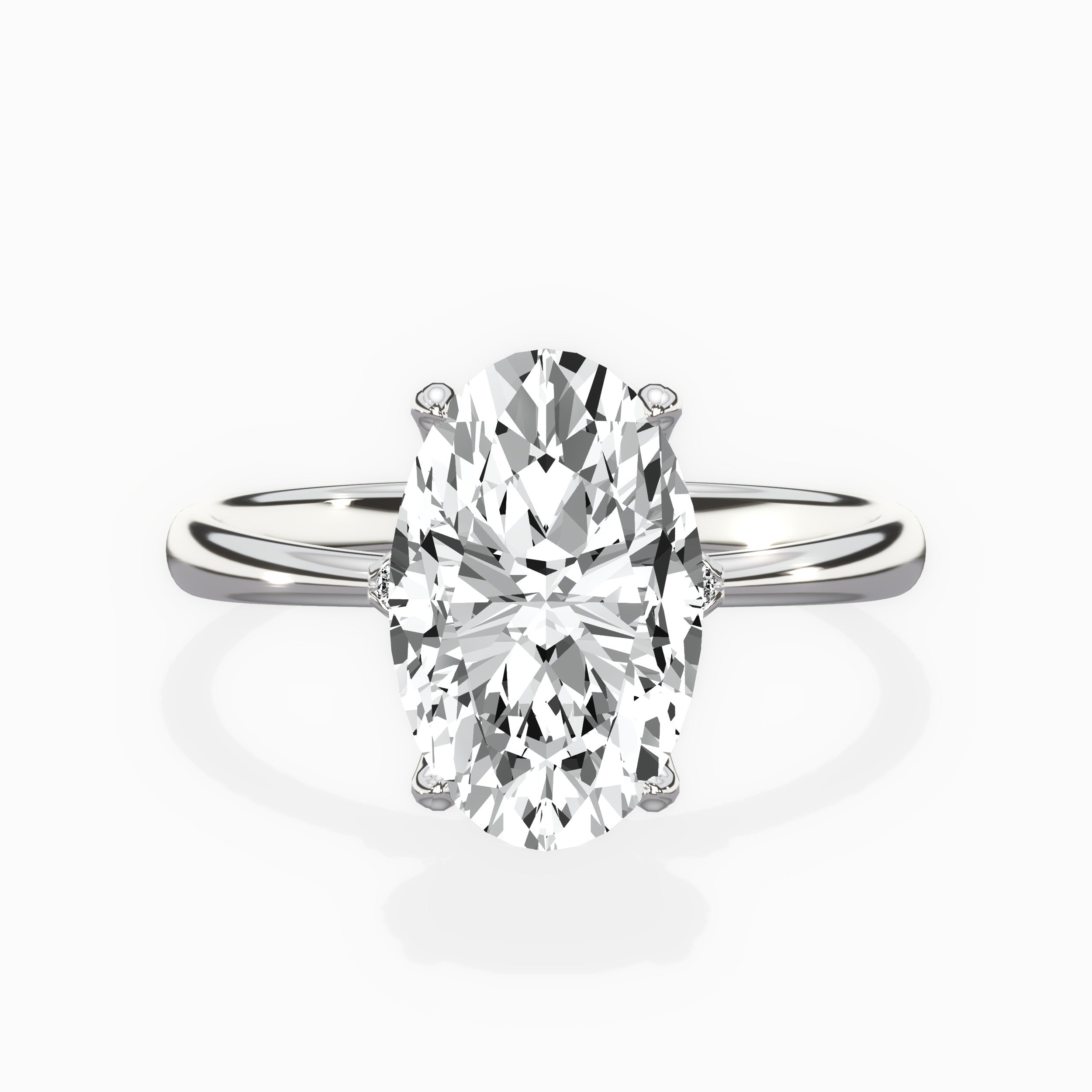 European Solitaire Engagement Ring
