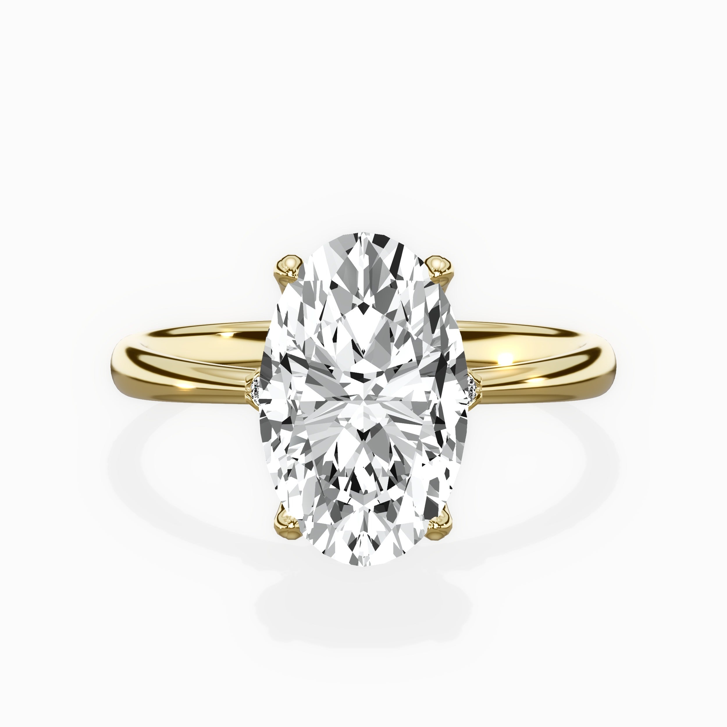 European Solitaire Engagement Ring