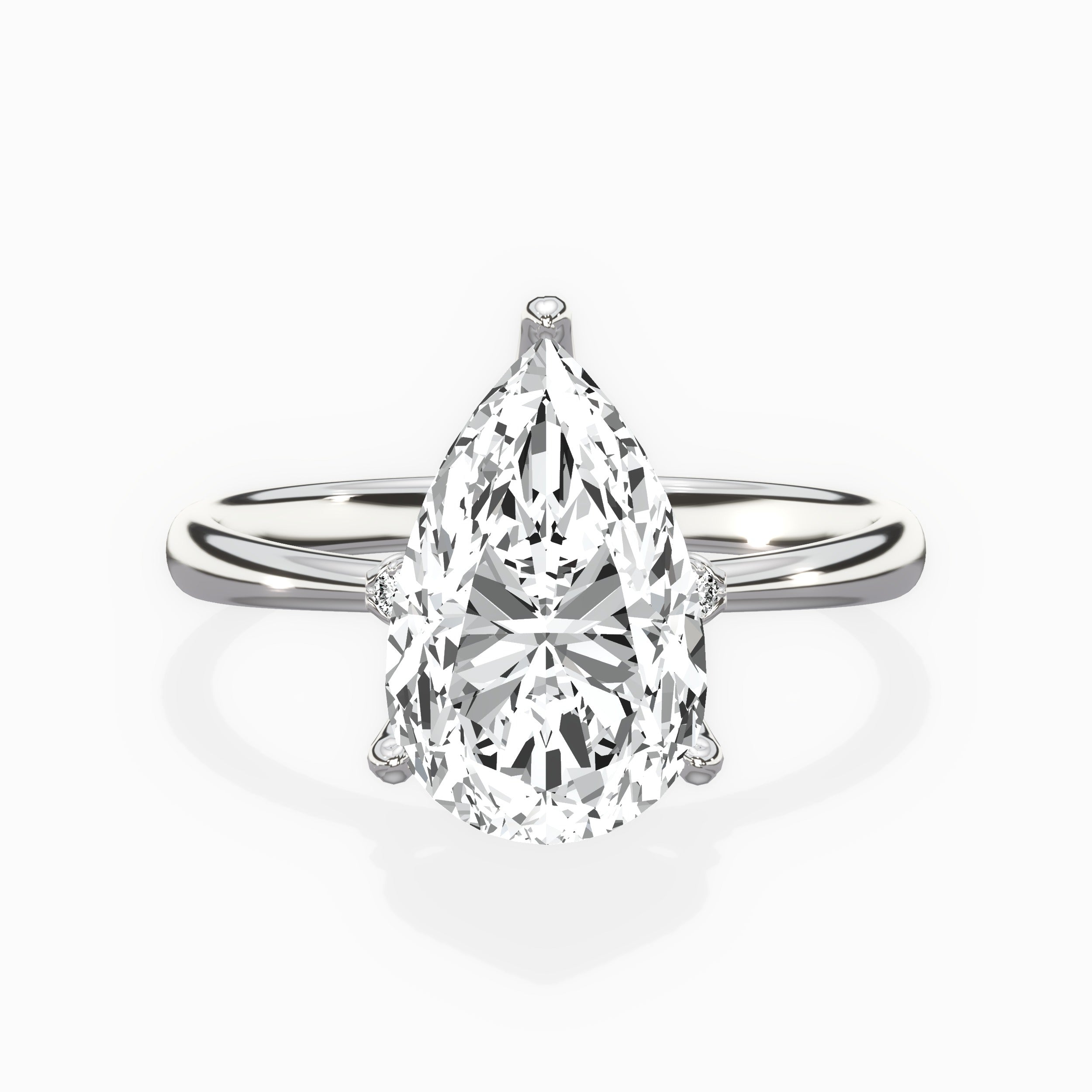 European Solitaire Engagement Ring