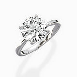 European Solitaire Engagement Ring