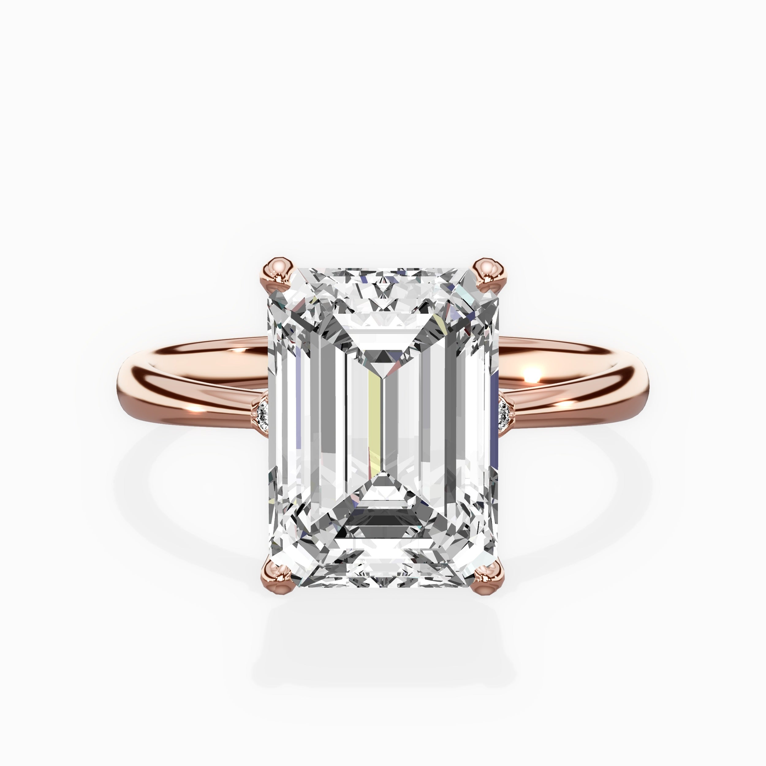 European Solitaire Engagement Ring