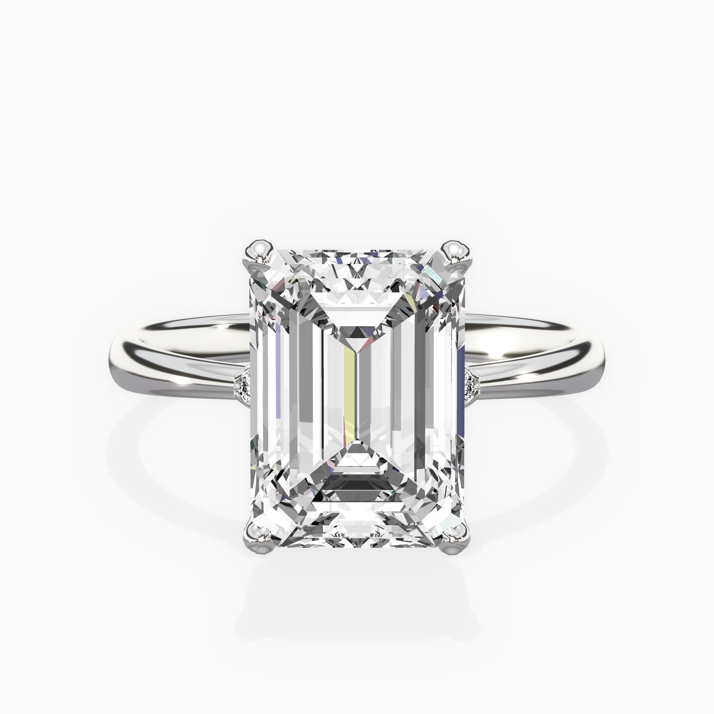 European Solitaire Engagement Ring