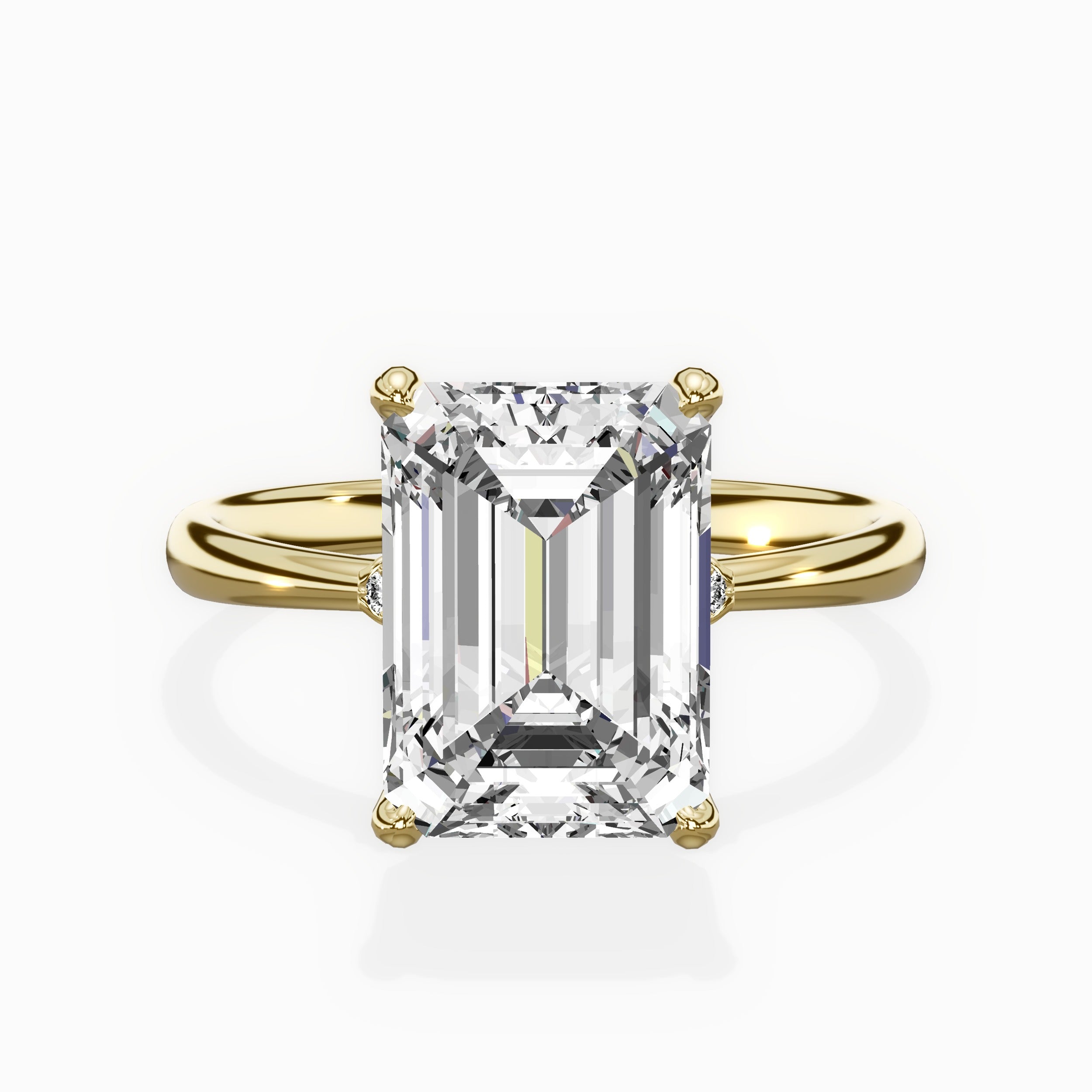European Solitaire Engagement Ring