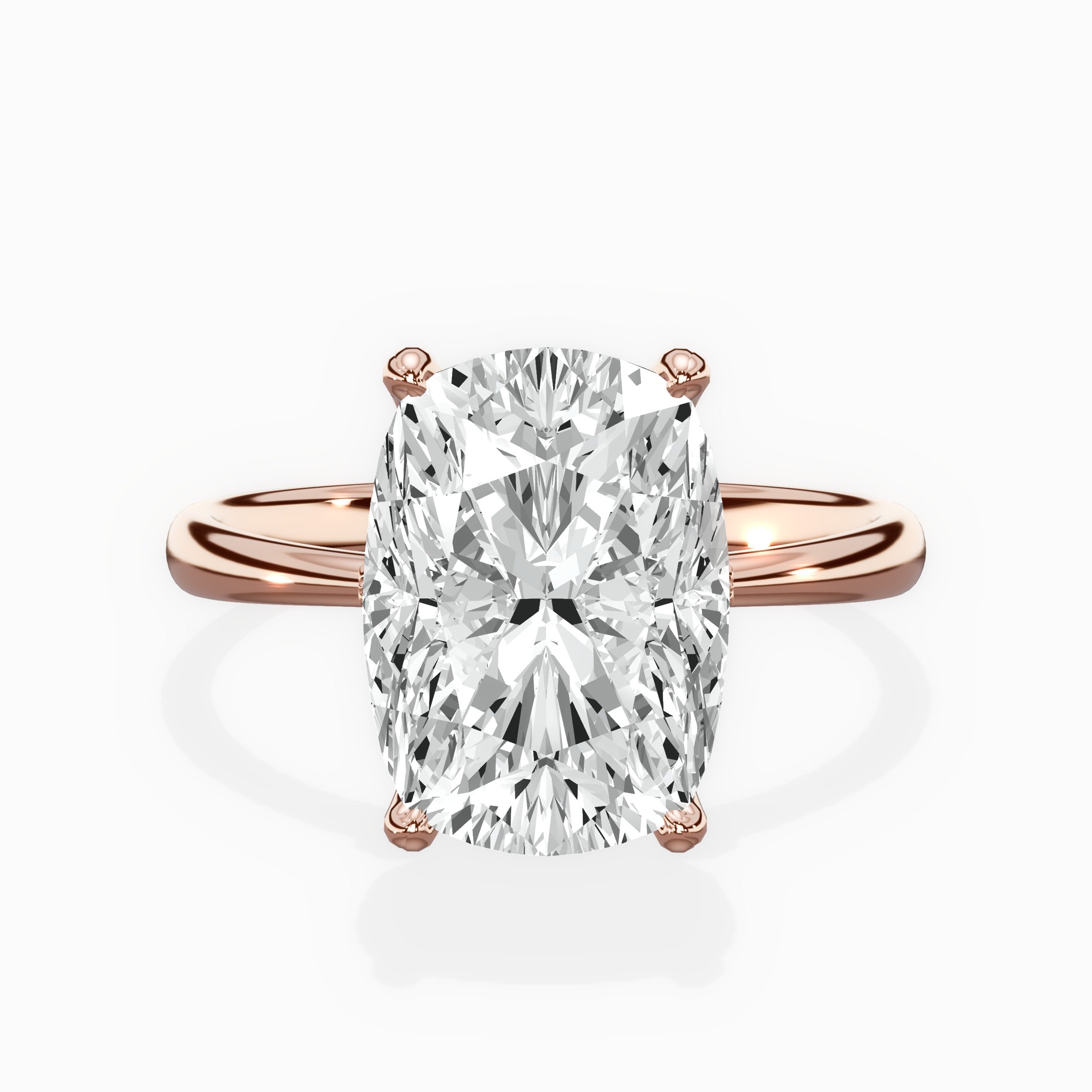 European Solitaire Engagement Ring