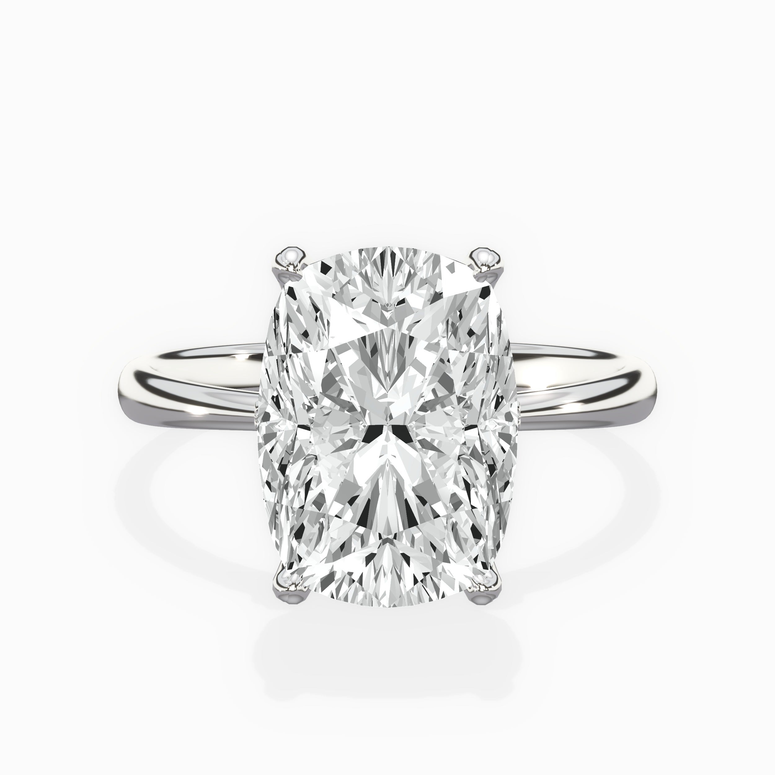 European Solitaire Engagement Ring
