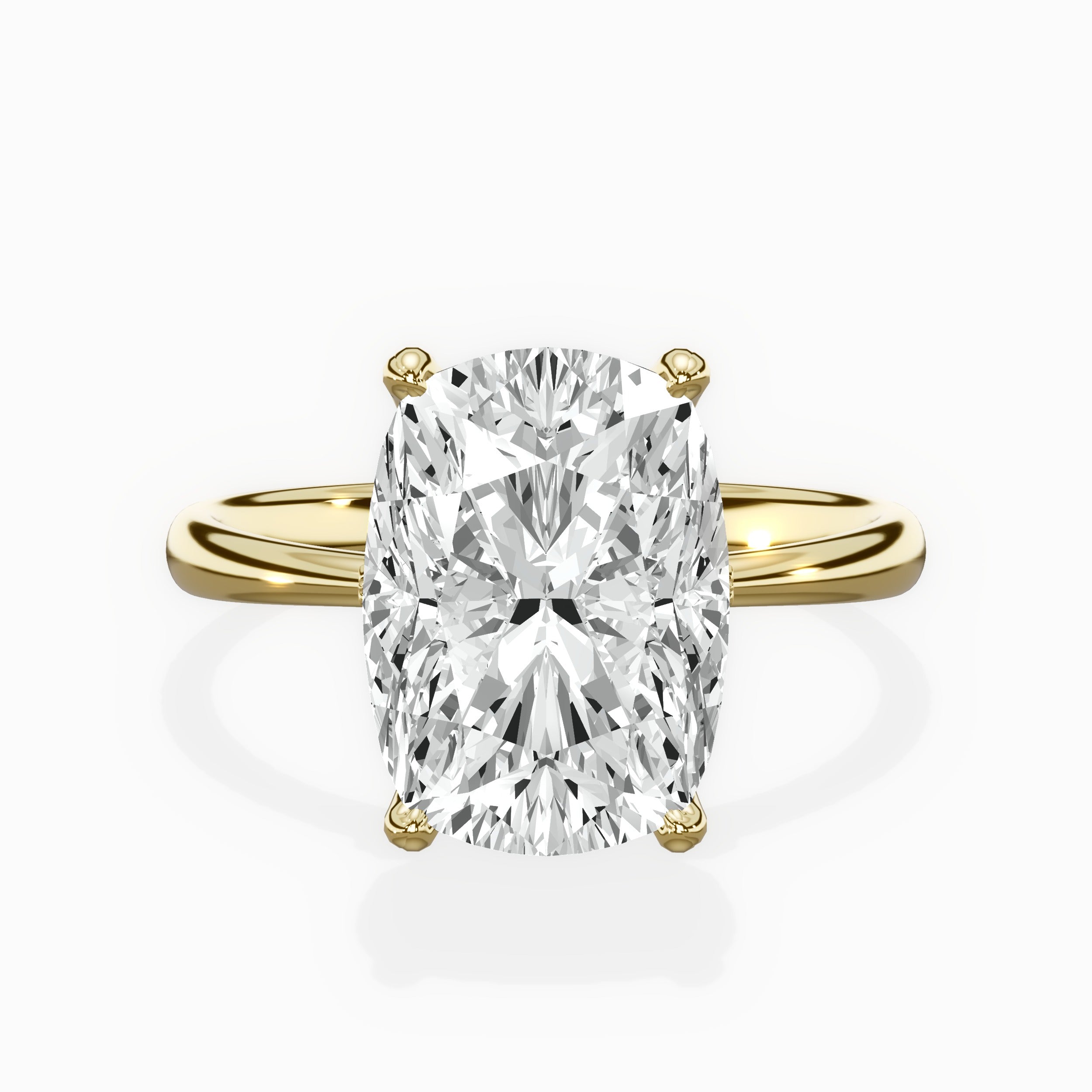 European Solitaire Engagement Ring