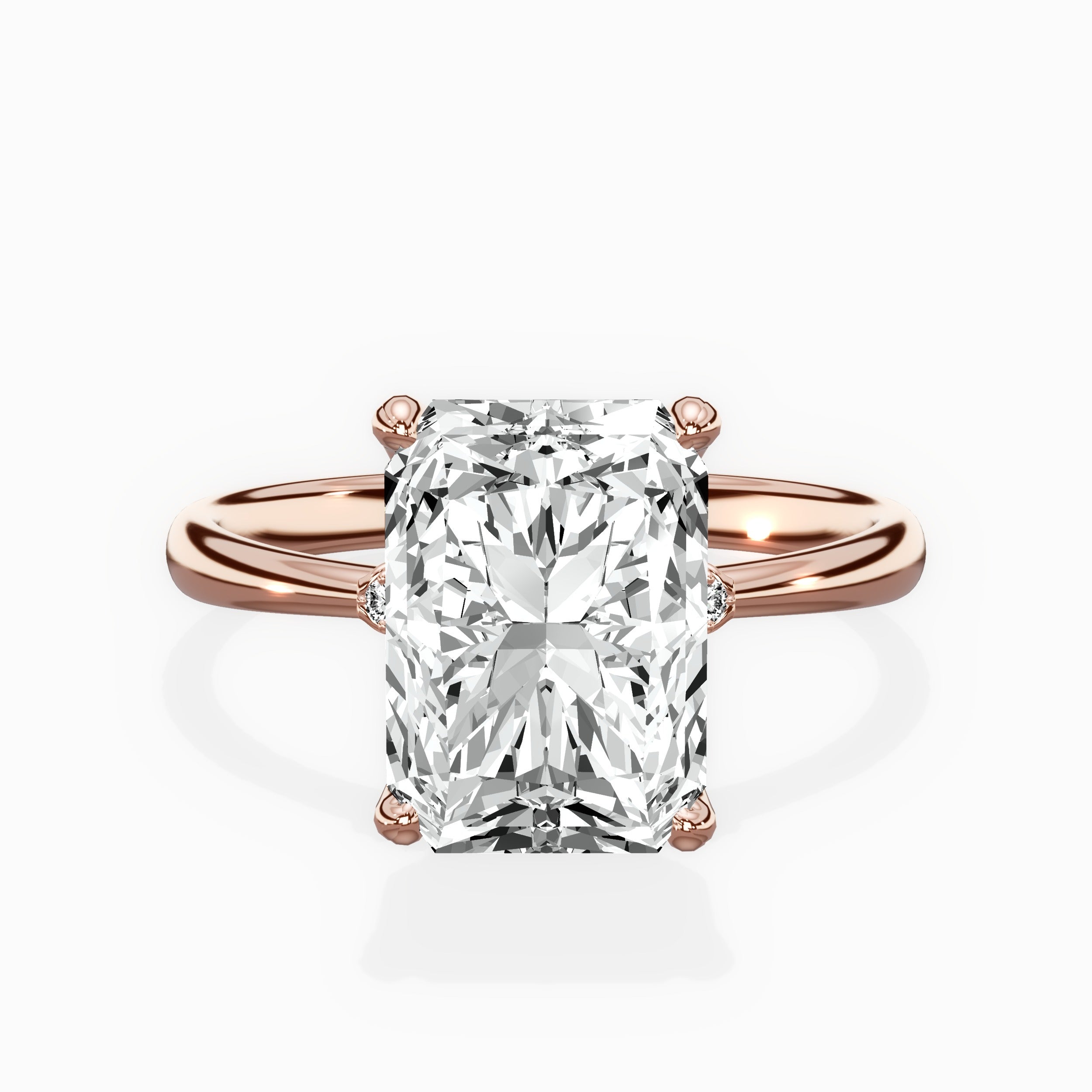 European Solitaire Engagement Ring