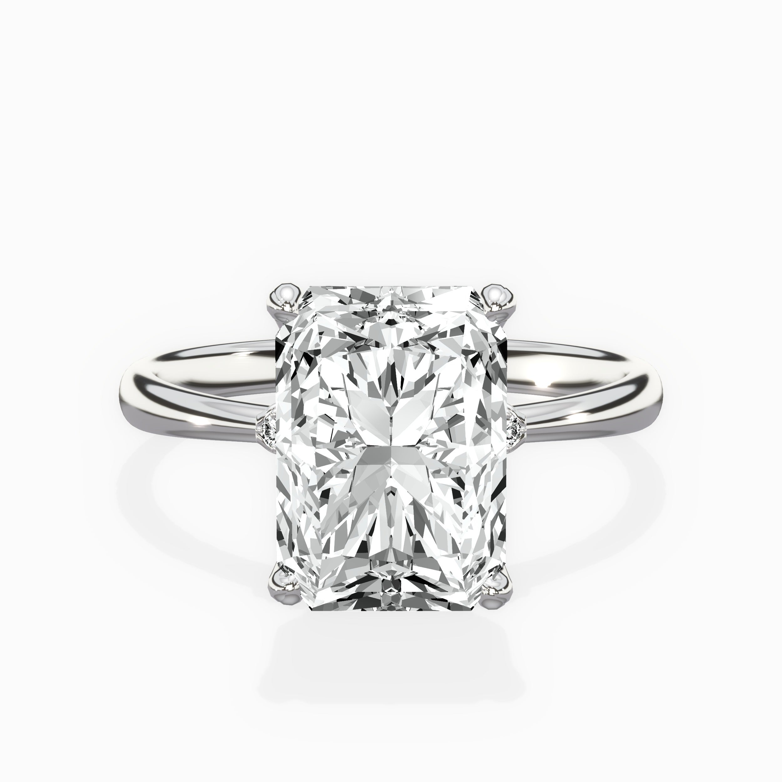 European Solitaire Engagement Ring