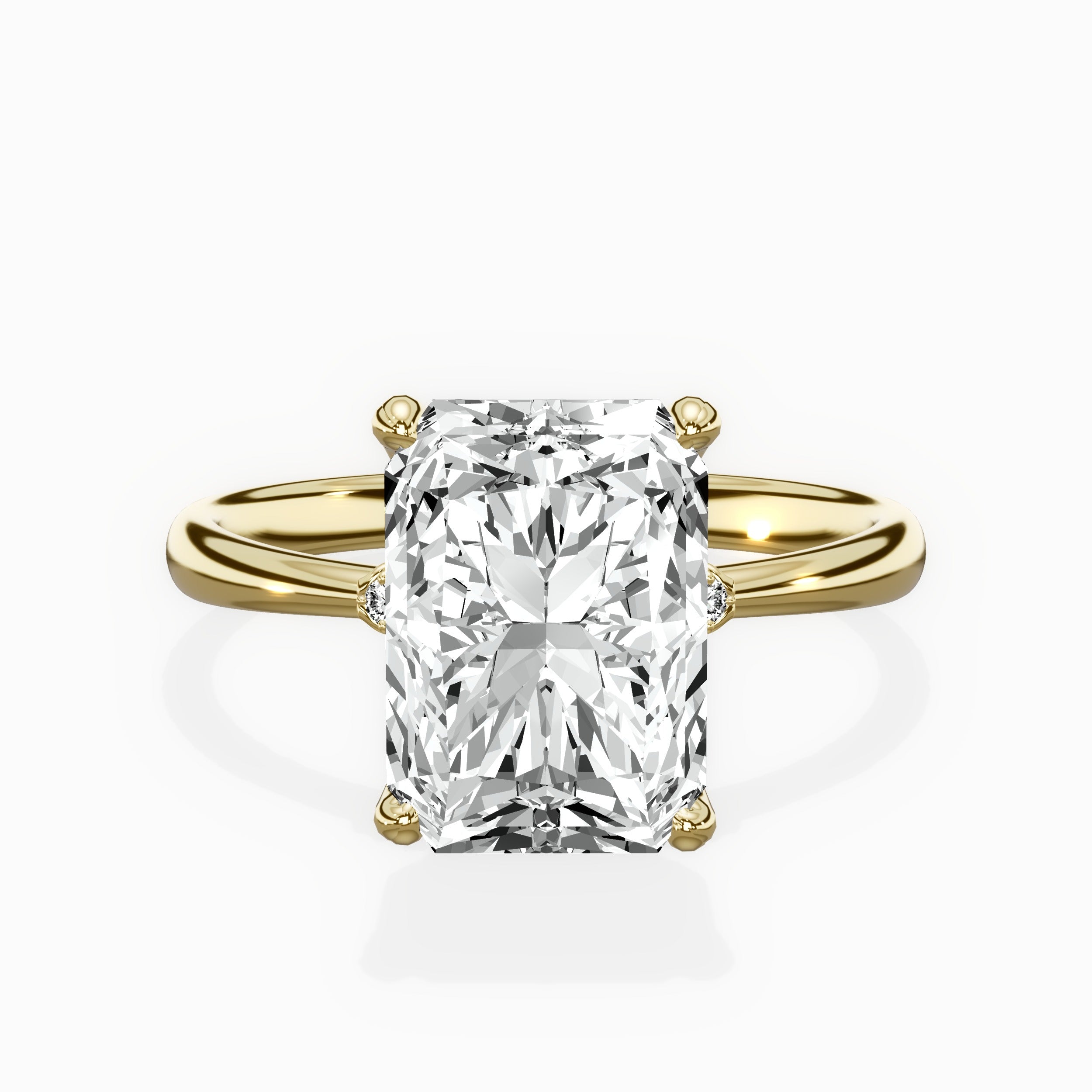 European Solitaire Engagement Ring