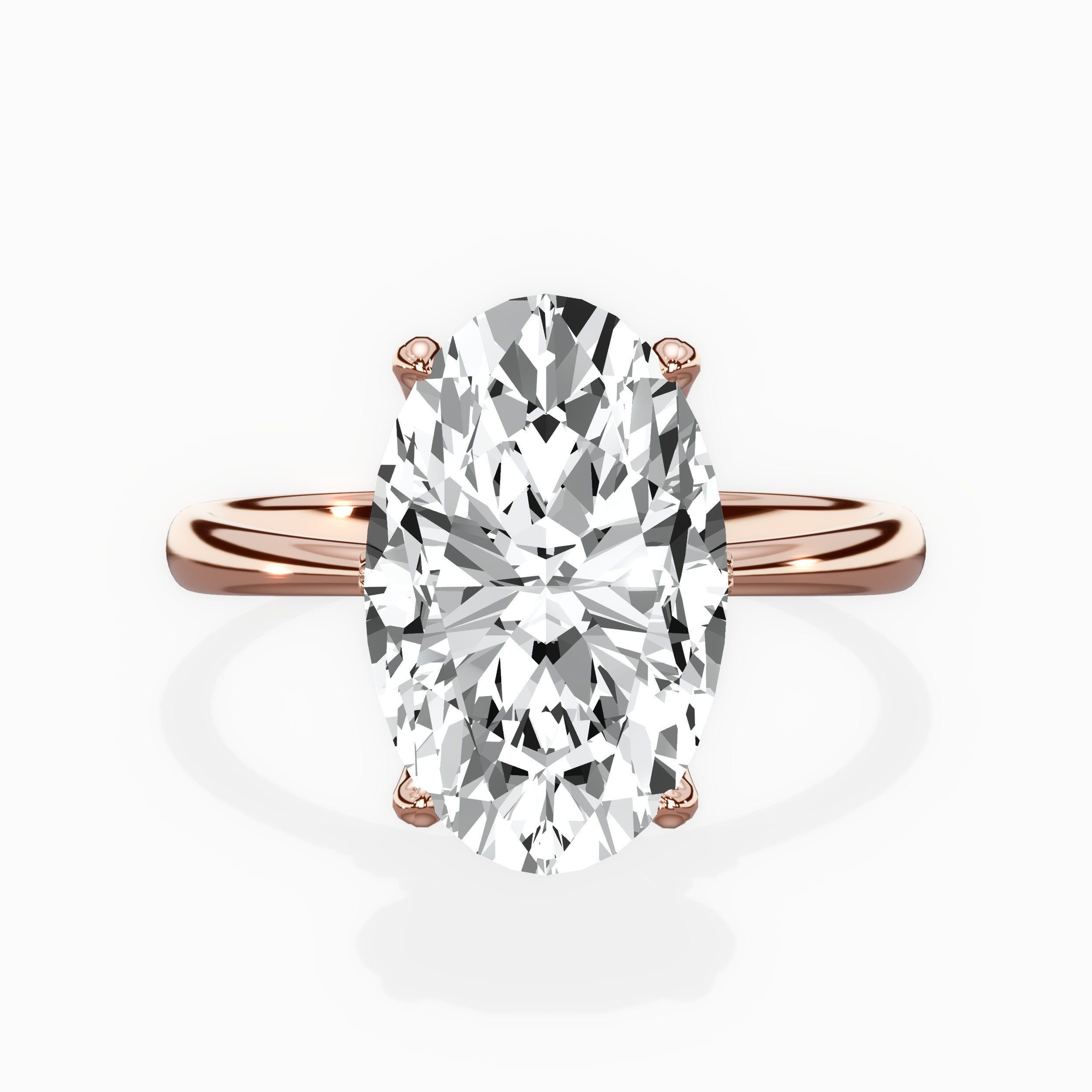 European Solitaire Engagement Ring