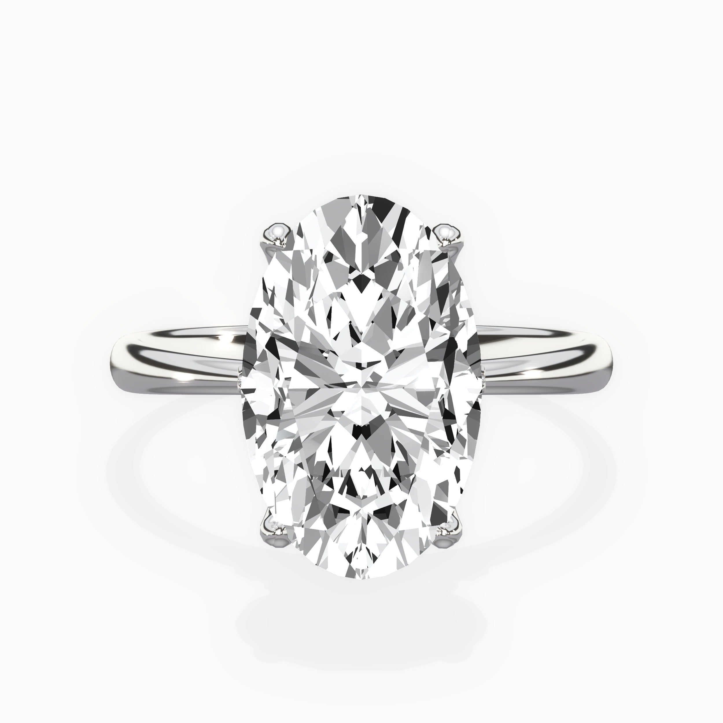 European Solitaire Engagement Ring