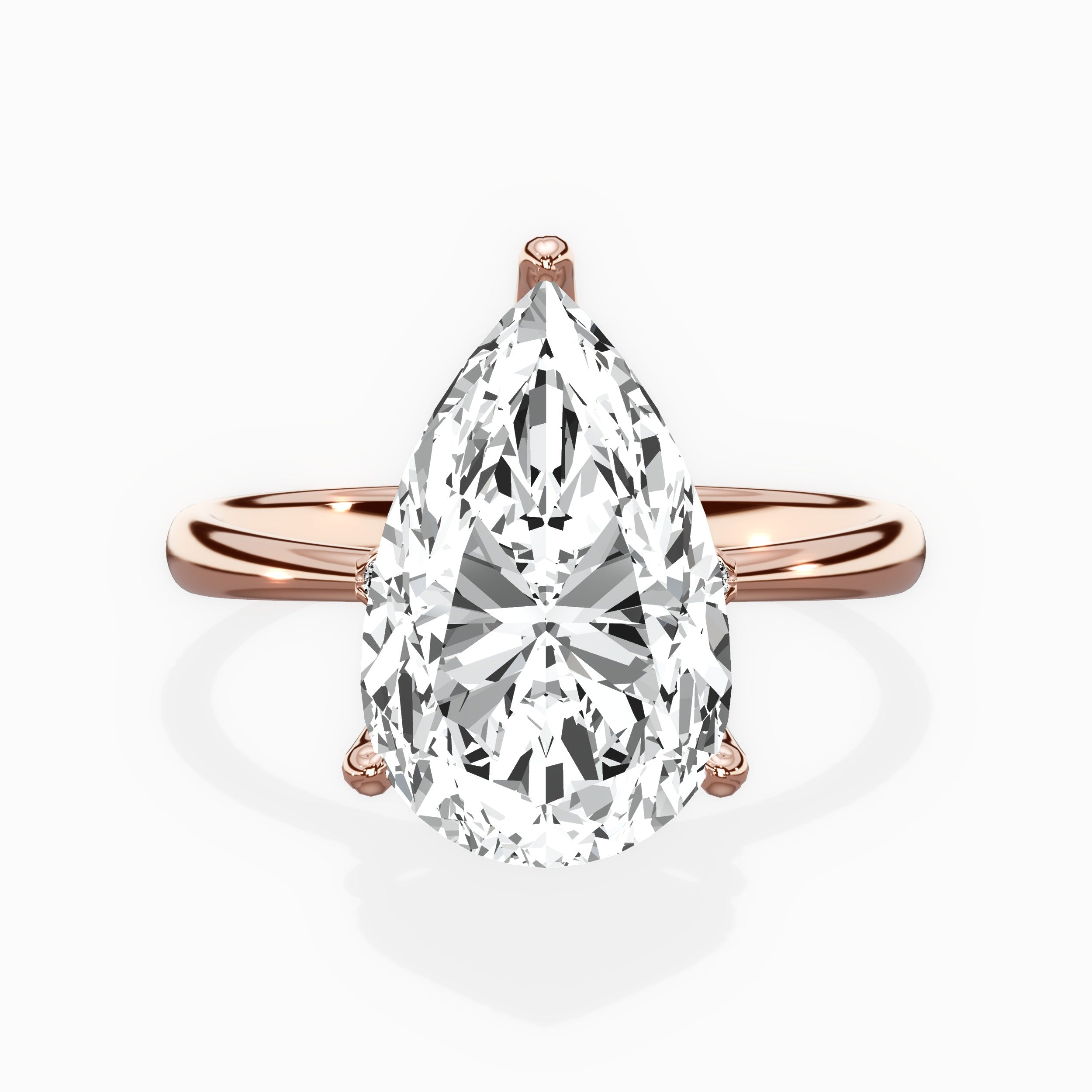 European Solitaire Engagement Ring